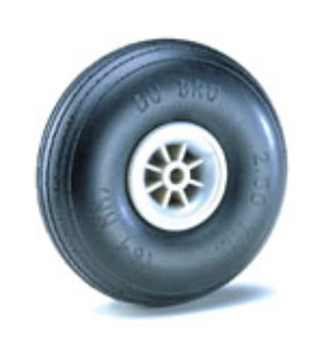 DUBRO - 2-1:2' TREADED LIGHT WHEEL 250TL