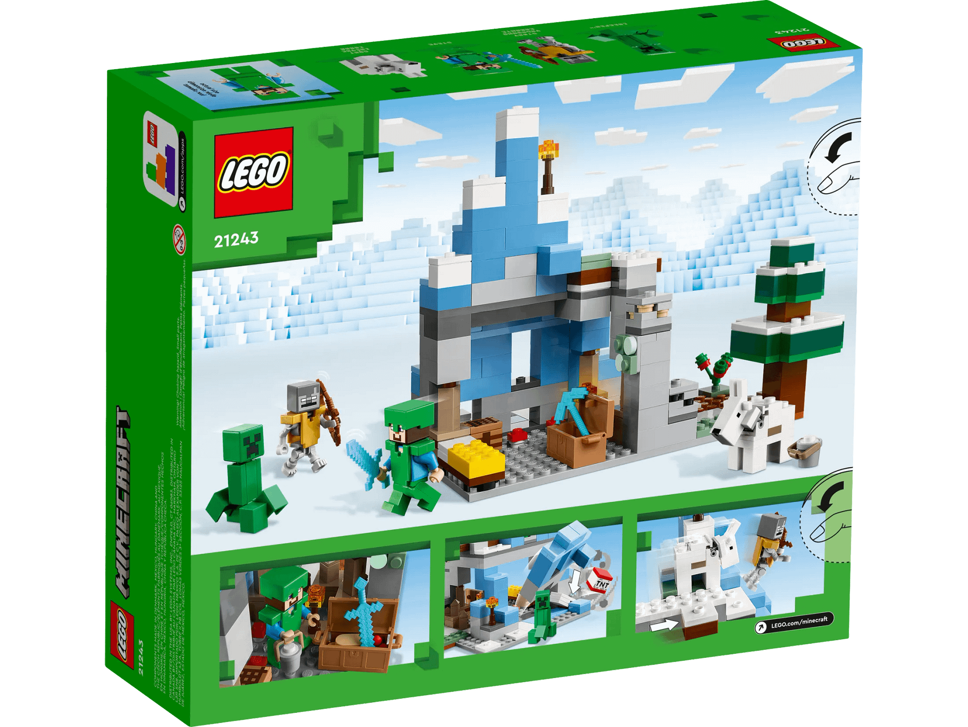LEGO 21243 The Frozen Peaks - Minecraft