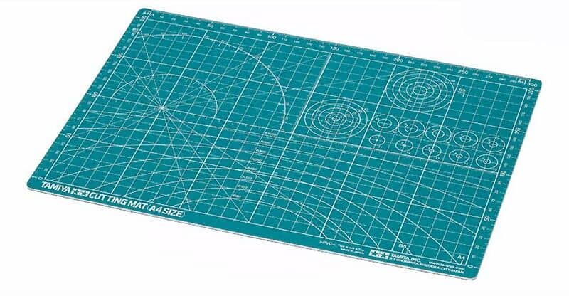 Tamiya Cutting Mat A4 Green