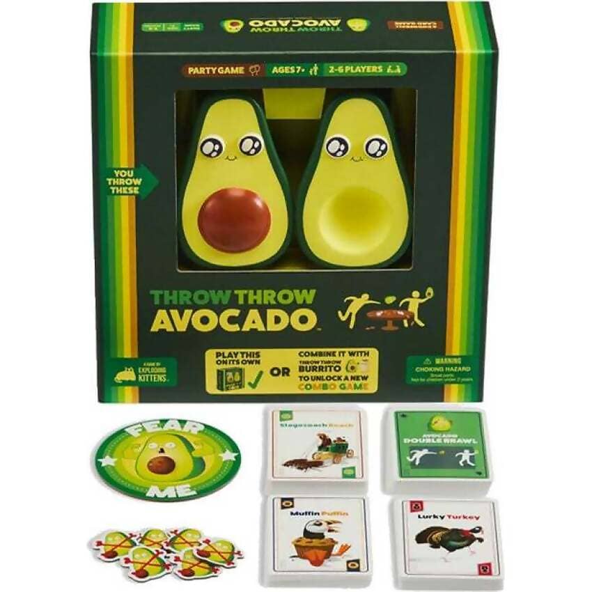Exploding Kittens - Throw Throw Avocado Card Game
