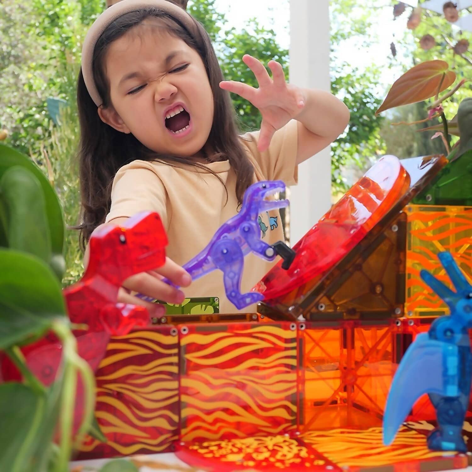 Magna Tiles - Dino World 40 Piece Set - Johnco