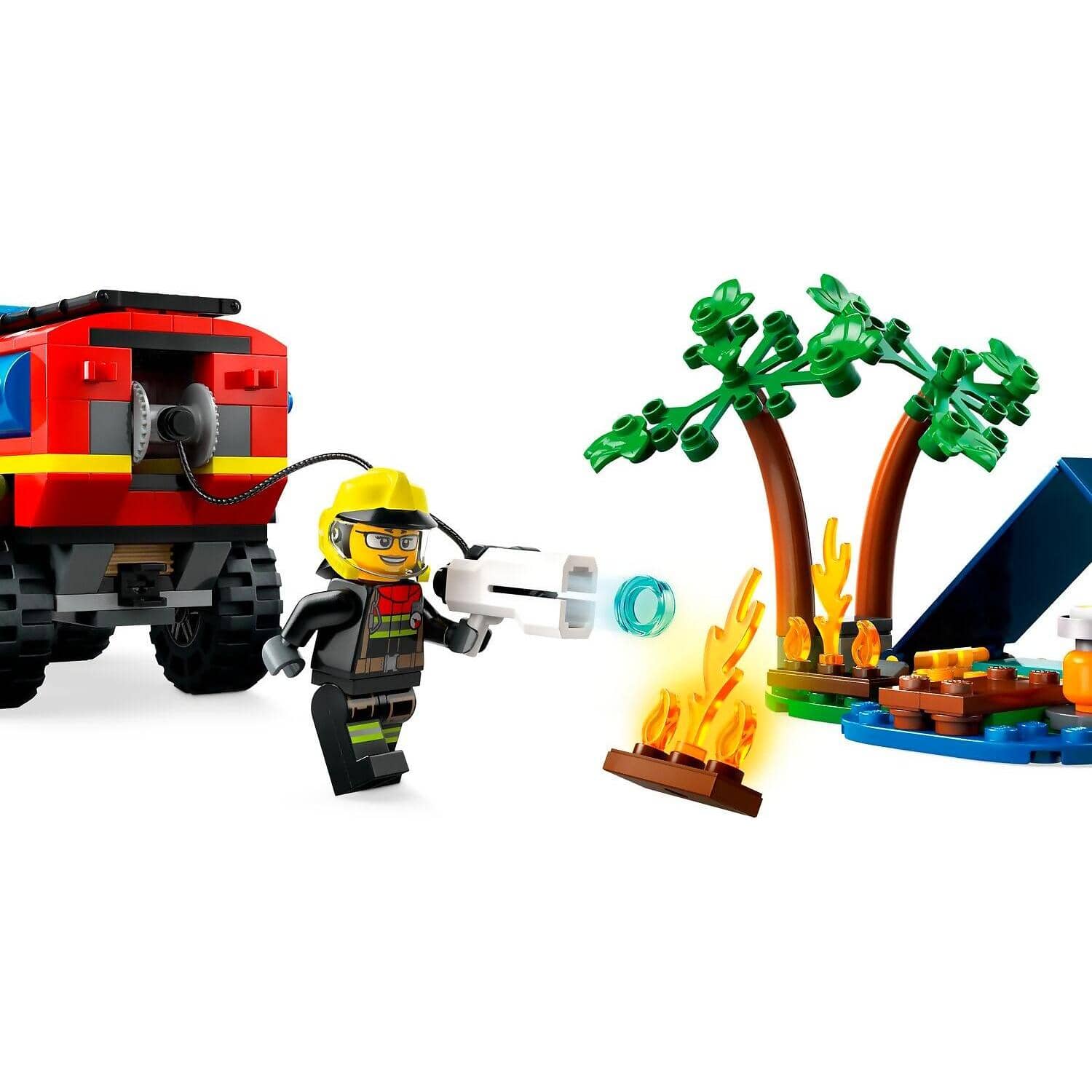 LEGO 60412 4x4 Fire Truck with Rescue Boat - City