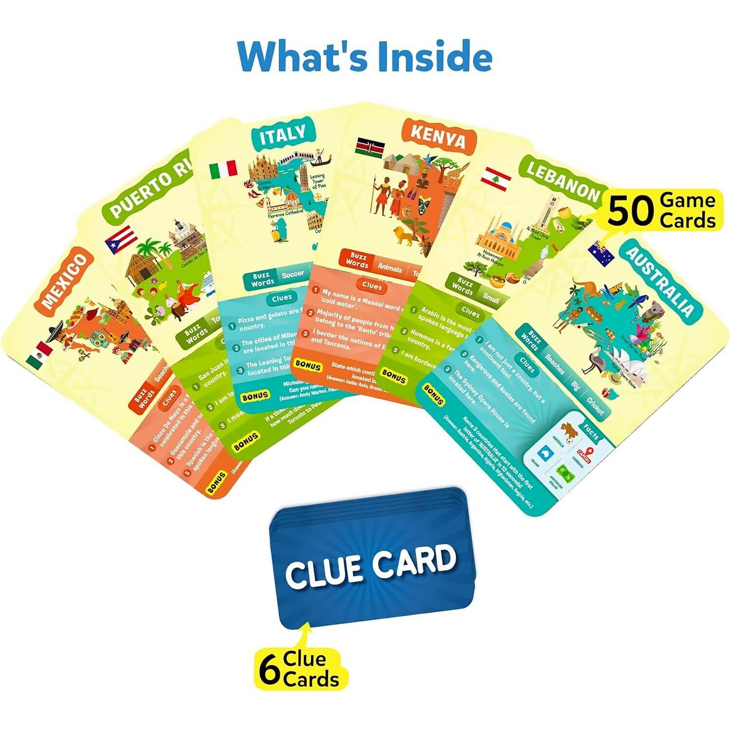Skillmatics - Guess In 10 Countries Of The World Card Game