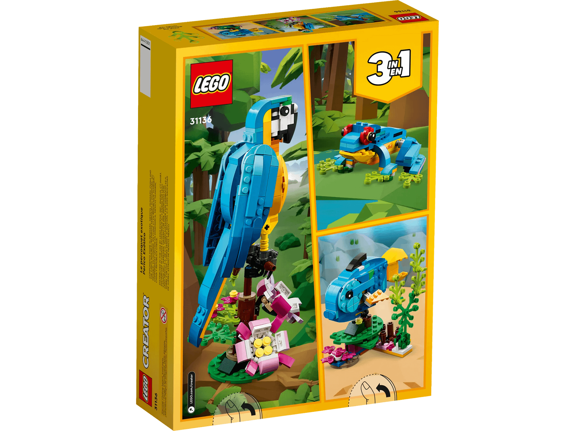 LEGO 31136 Exotic Parrot - Creator 3in1