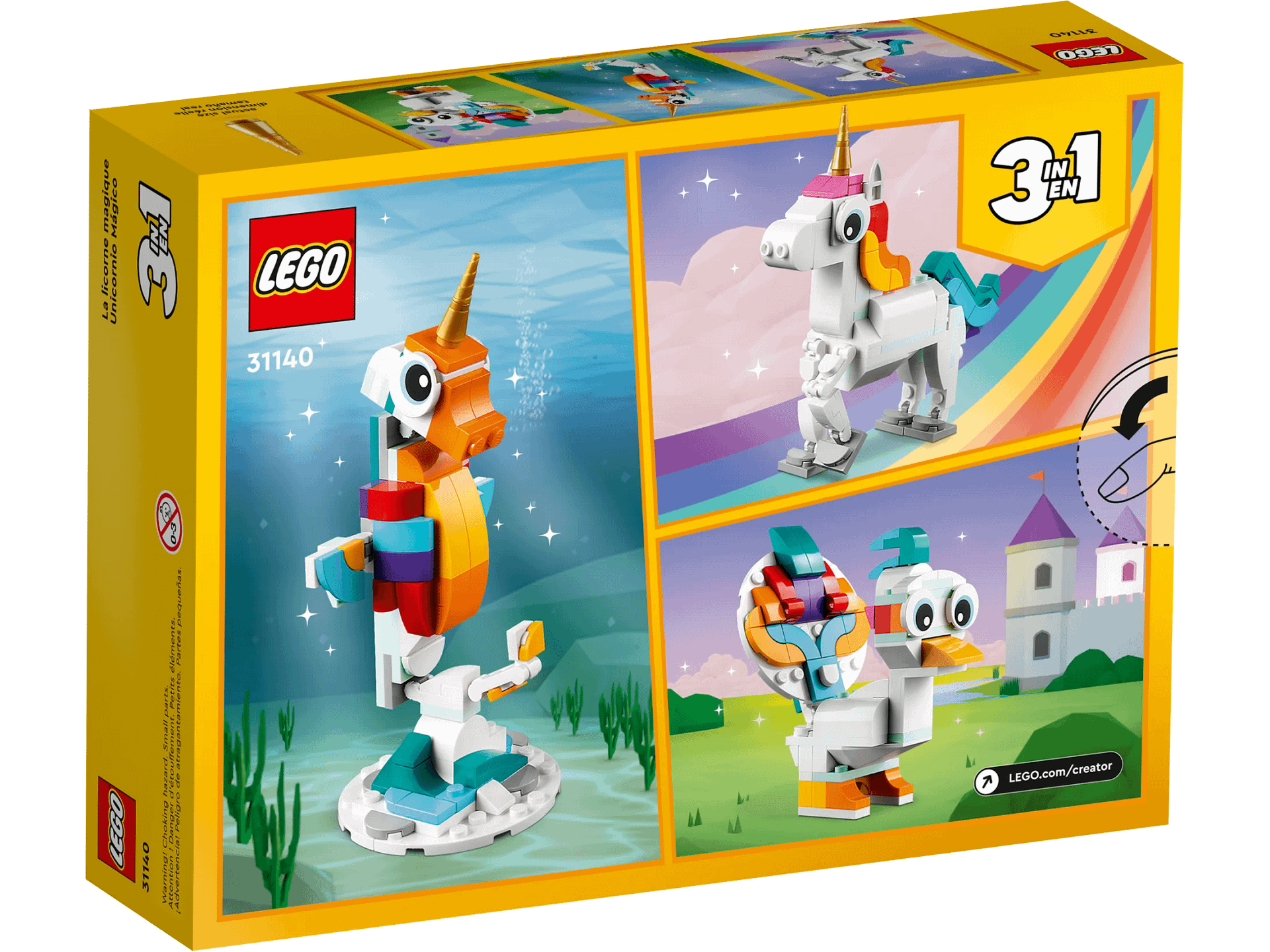 LEGO 31140 Magical Unicorn - Creator 3in1