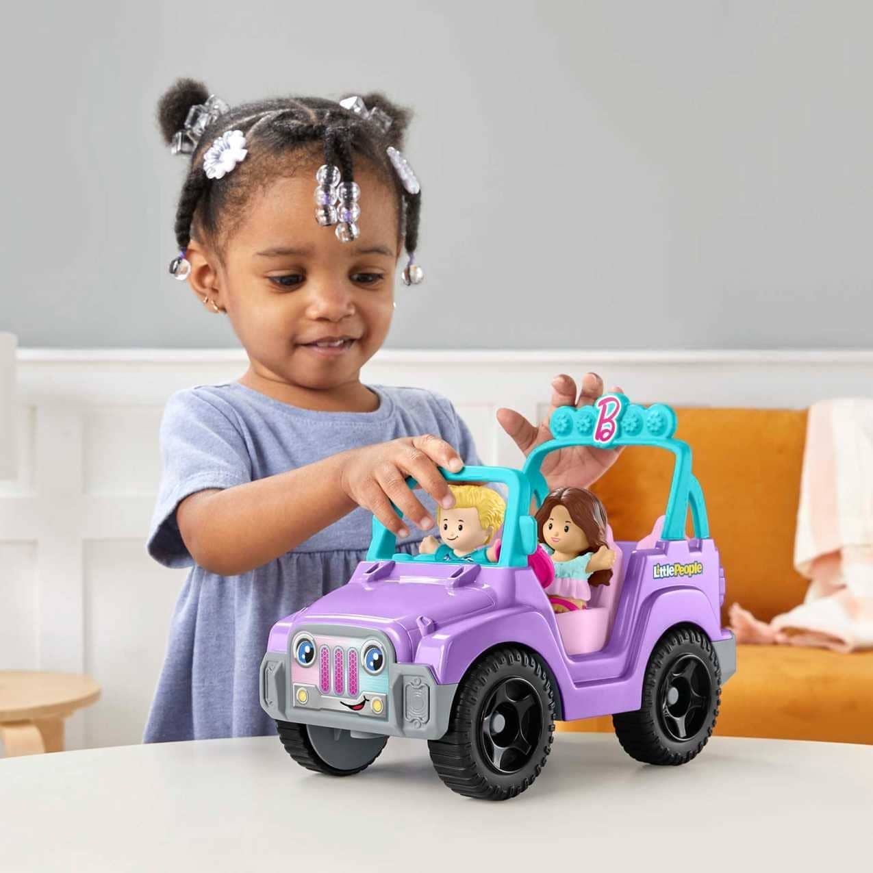 Barbie - Little People With Beach Cruiser Music Sounds And 2 Figures - Fisher-Price