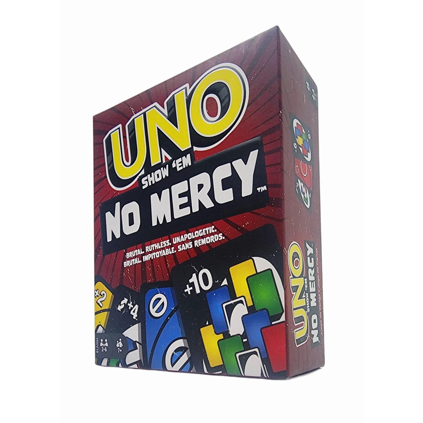 Uno - Show em No Mercy Card Game For Kids Adults & Family Night Parties And Travel