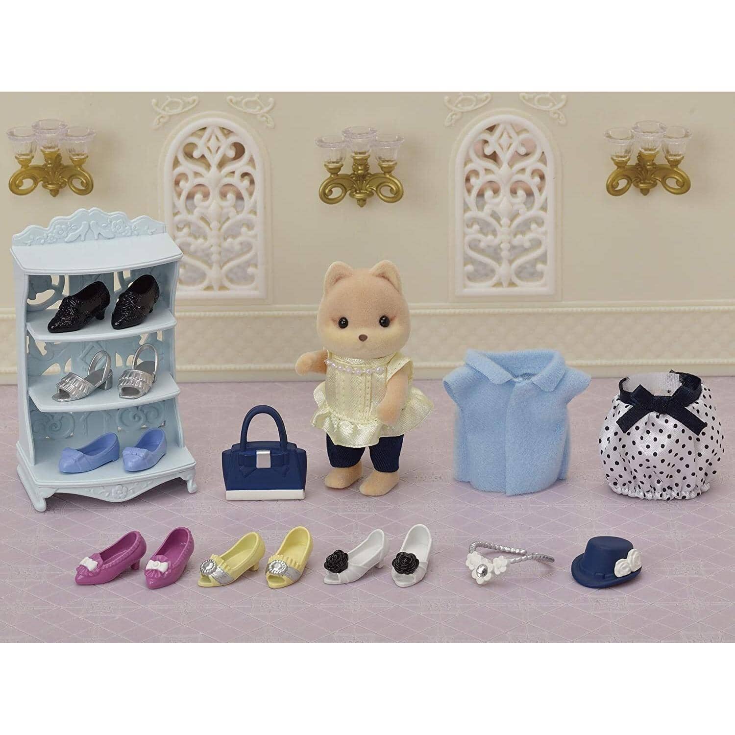 Sylvanian Families - Fashion Playset Shoe Shop Collection Animal Doll Playset
