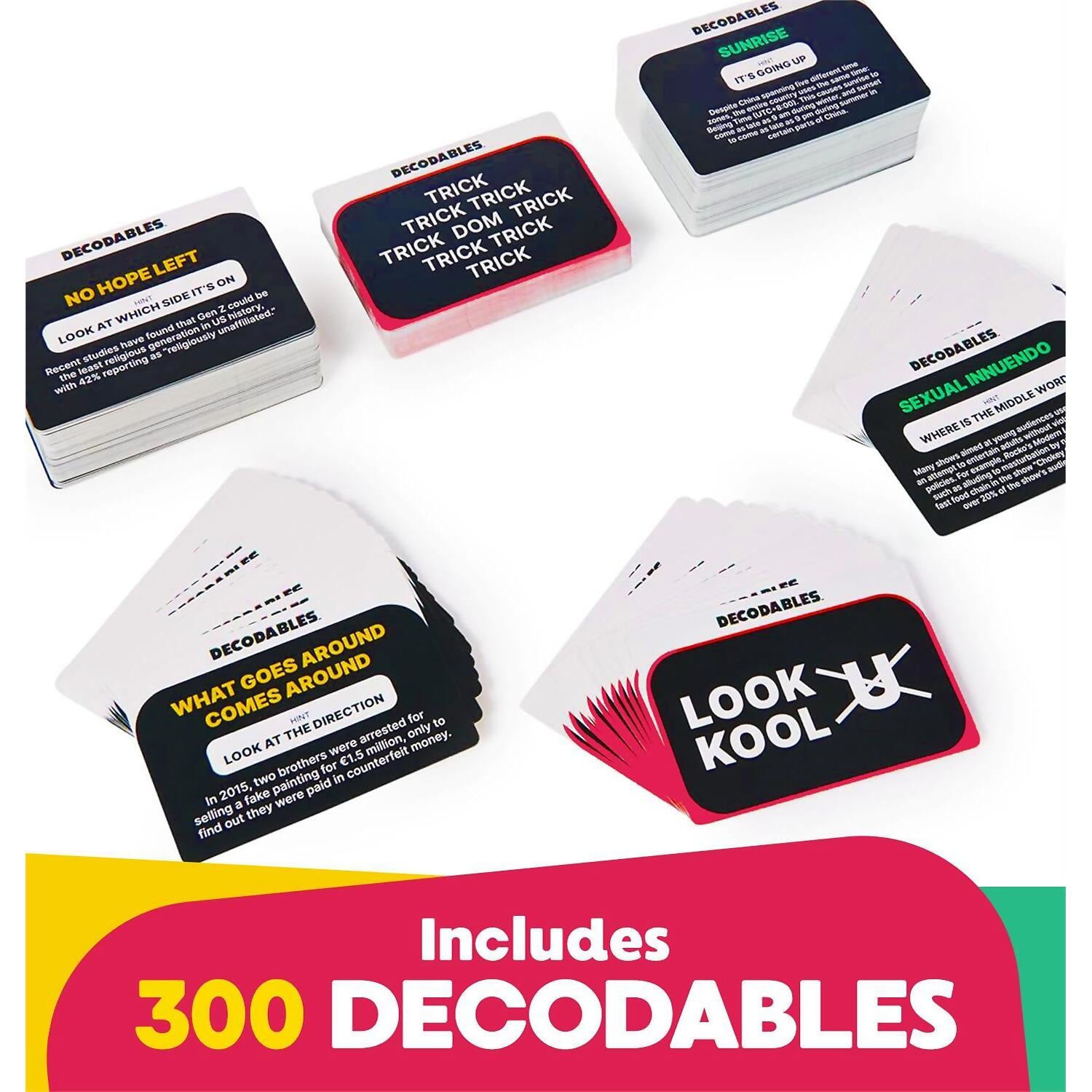 Spin Master - Decodables A Hysterical Adult Party Game