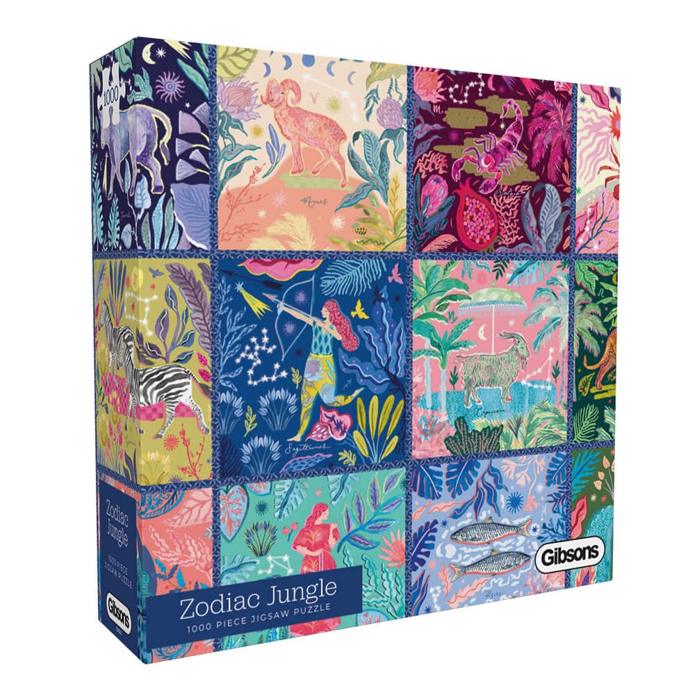 Gibsons - Zodiac Jungle - Jigsaw Puzzle 1000 Pieces