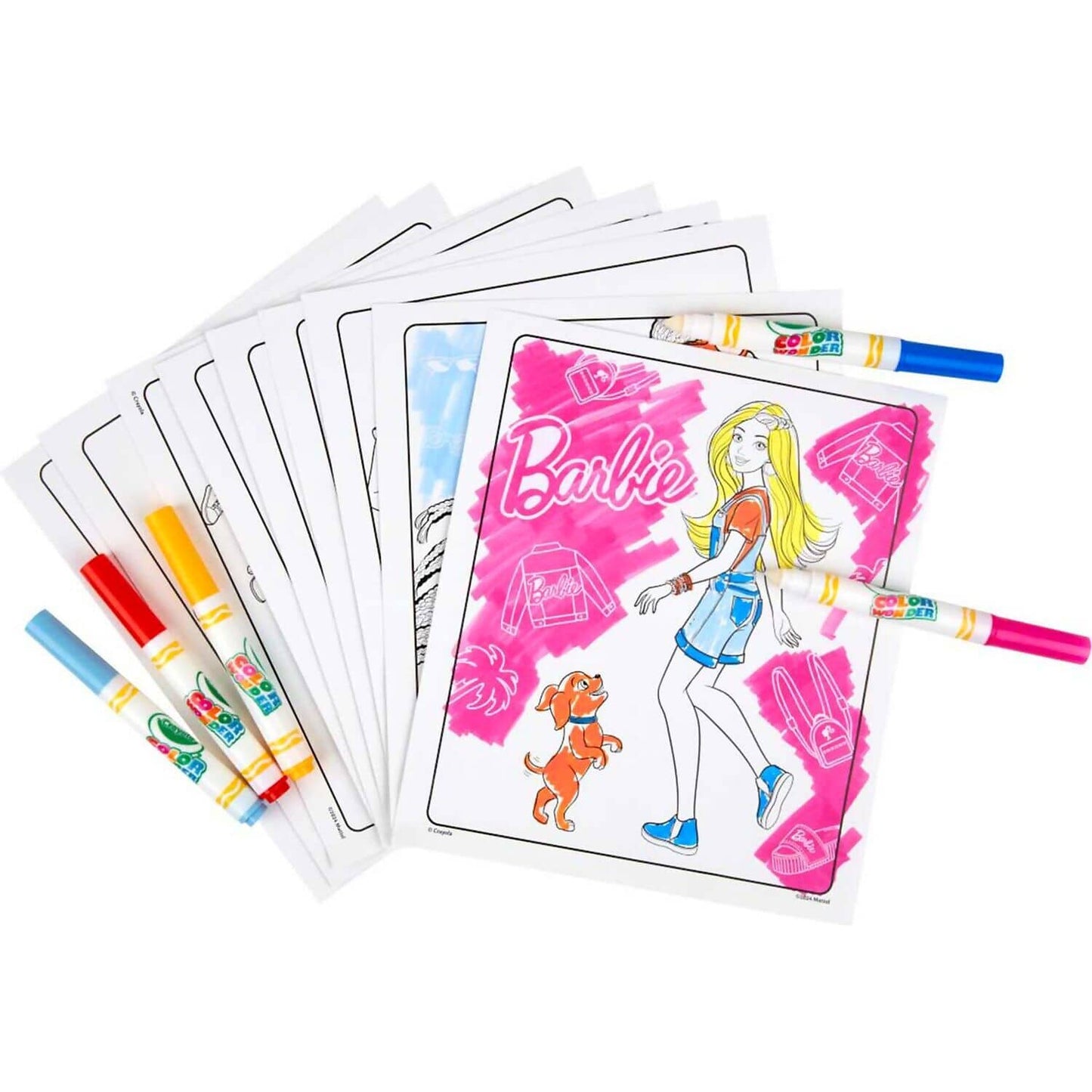 Crayola - Color Wonder Mess Free Barbie Coloring Pages & Markers