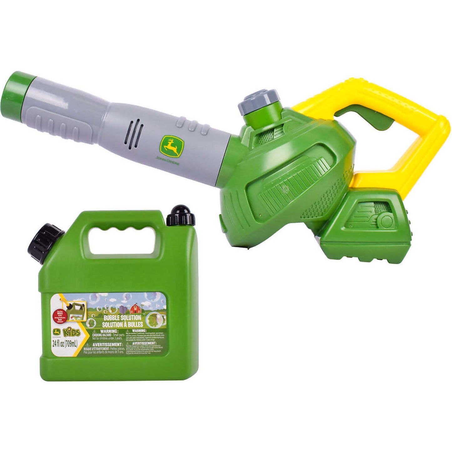 John Deere - Bubble 'n' Fun Leaf Blower Combo