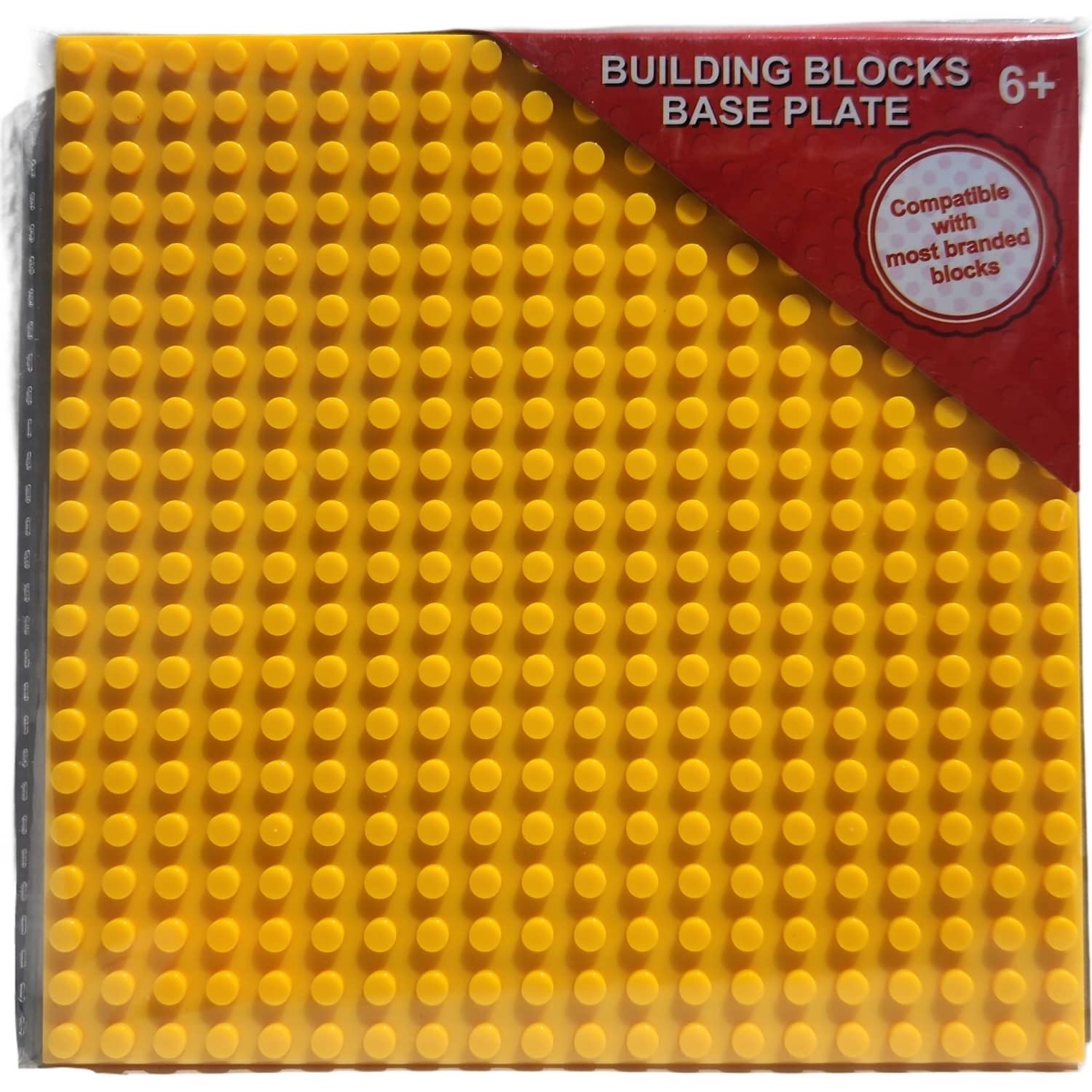 Baseplate - XXSmall 20 20 Stud (16x16cm) Bright Yellow Generic Base Plate