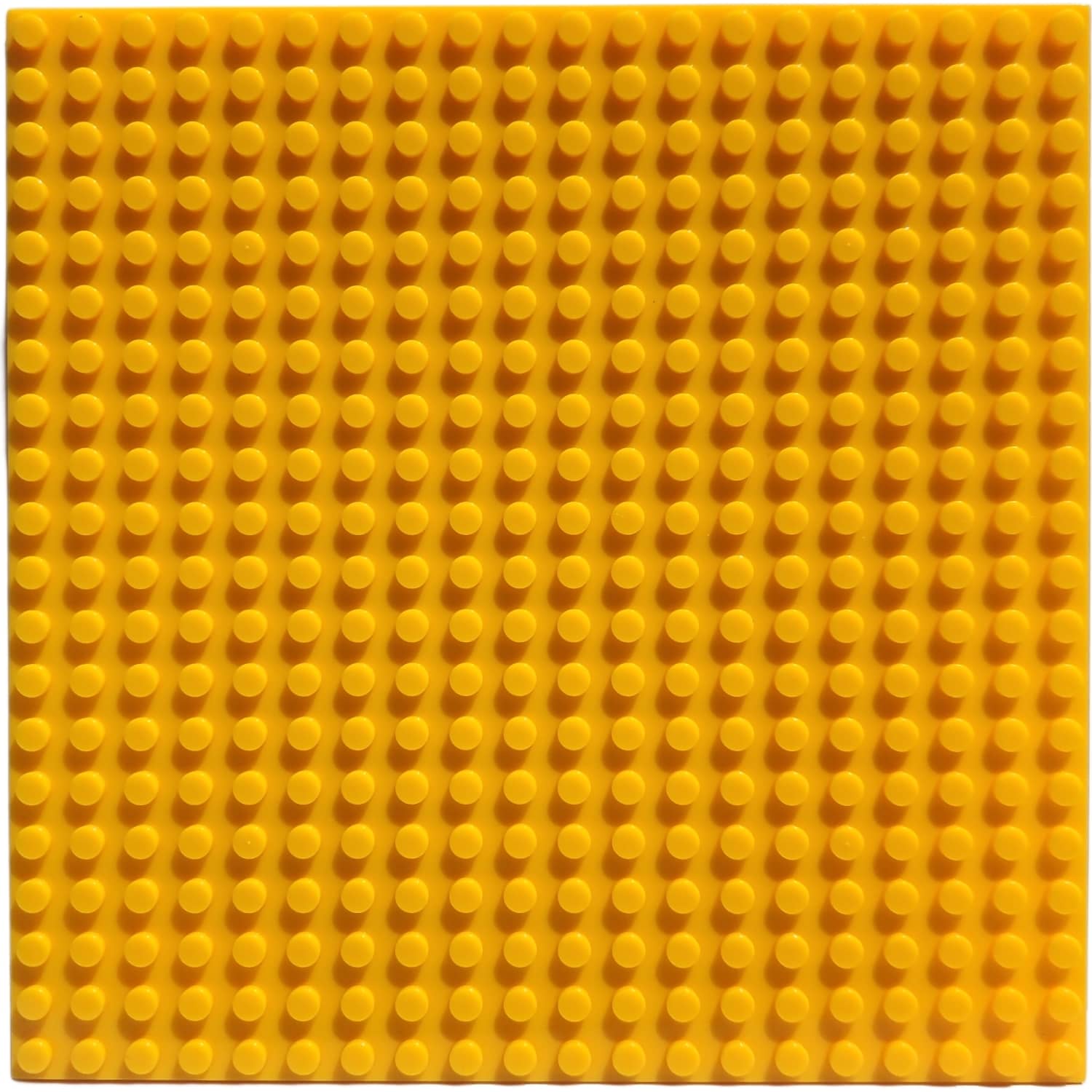 Baseplate - XXSmall 20 20 Stud (16x16cm) Bright Yellow Generic Base Plate