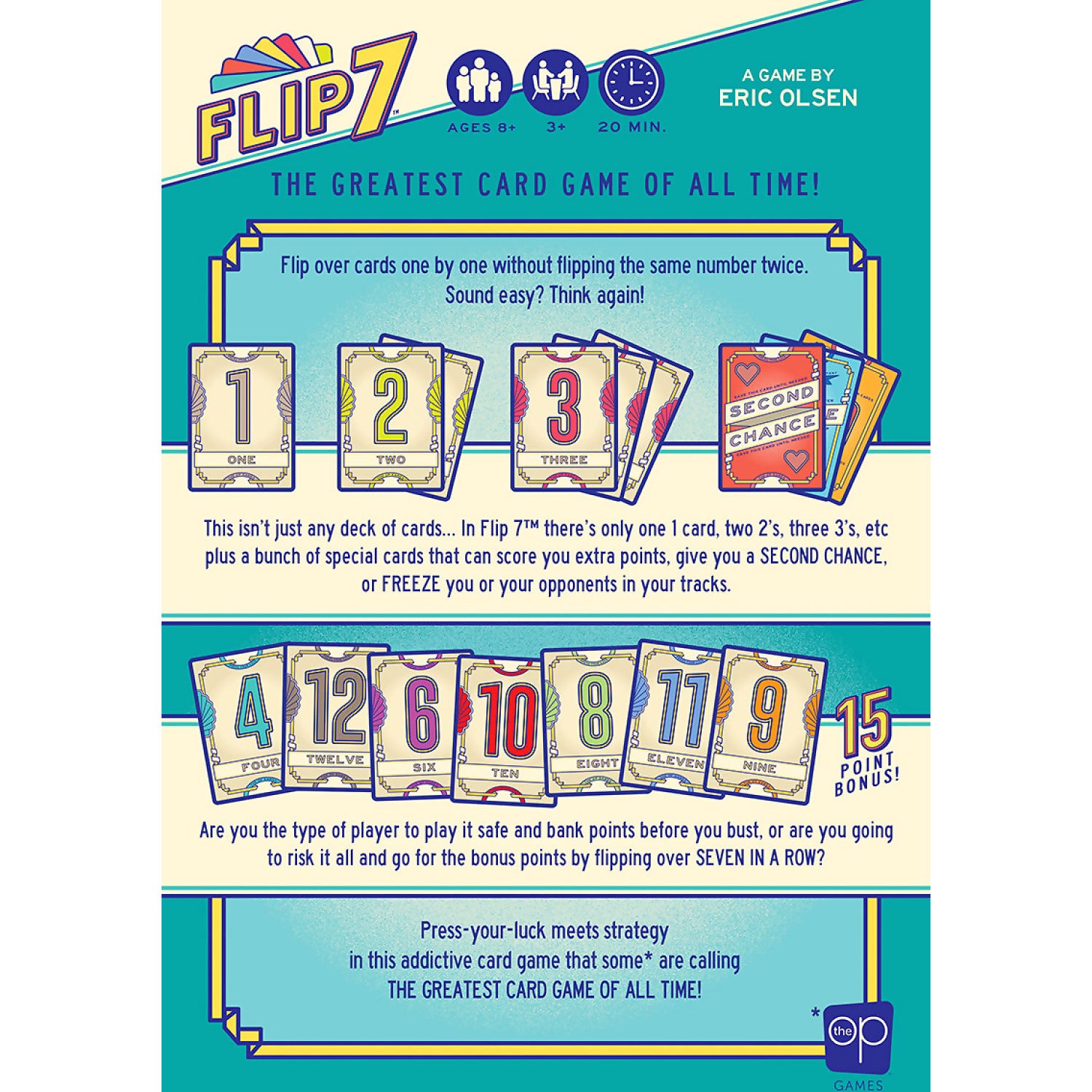 The Op Games - Flip 7 Card Game