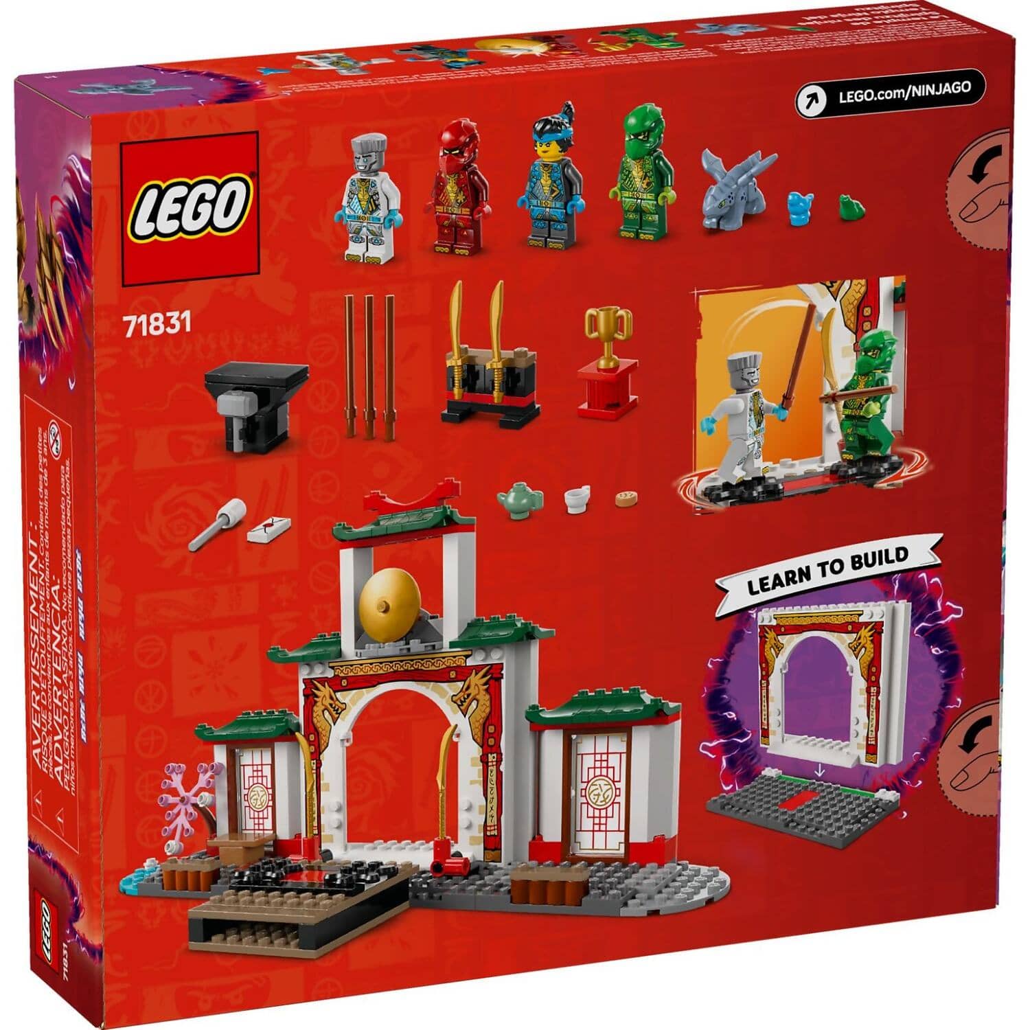 LEGO 71831 Ninja Spinjitzu Temple - Ninjago 4+