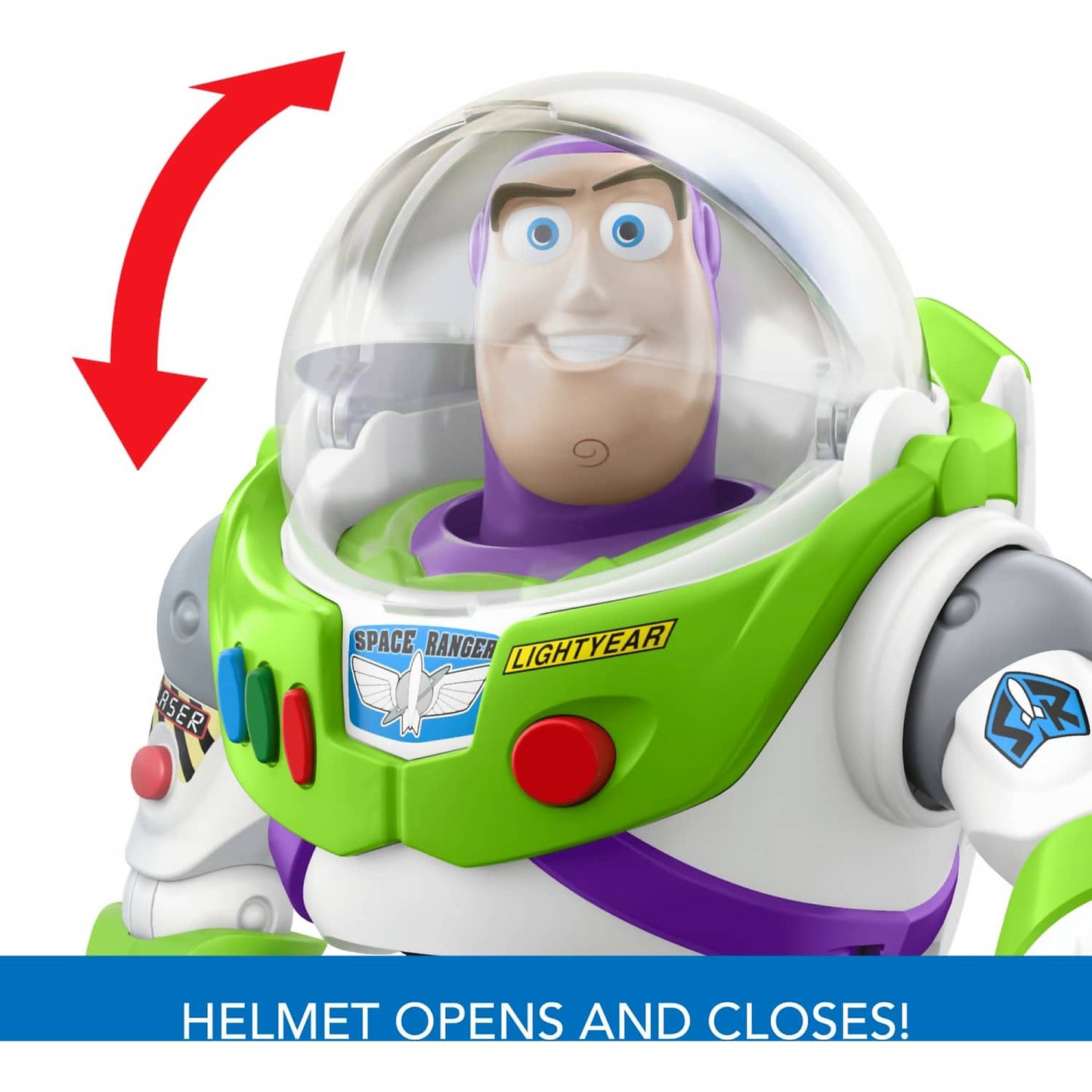 Disney Pixar - Toy Story Buzz Lightyear 10-inch Action Figure Toy With Rocket & Sounds - Mattel