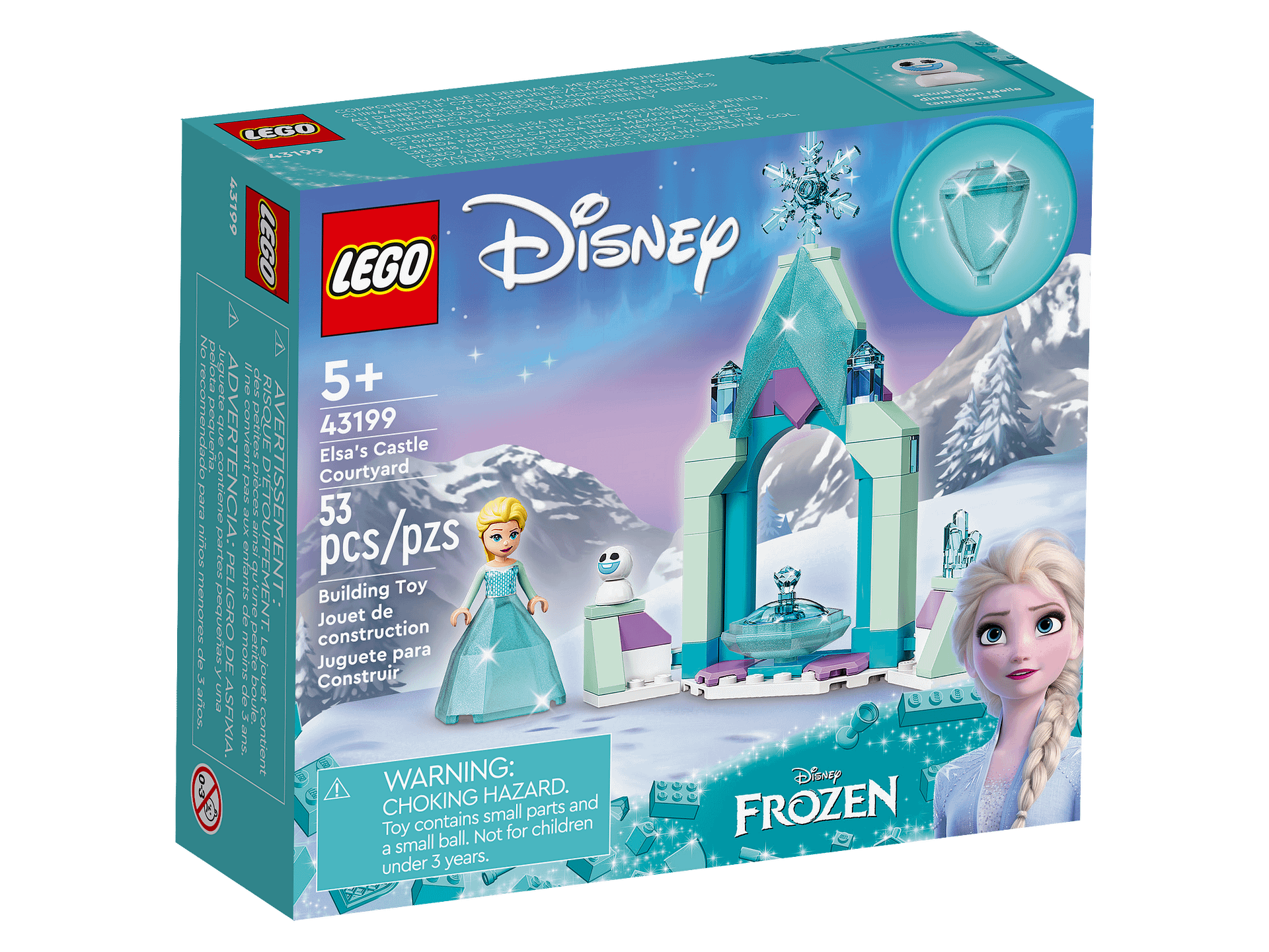 LEGO 43199 Elsa s Castle Courtyard - Disney Princess
