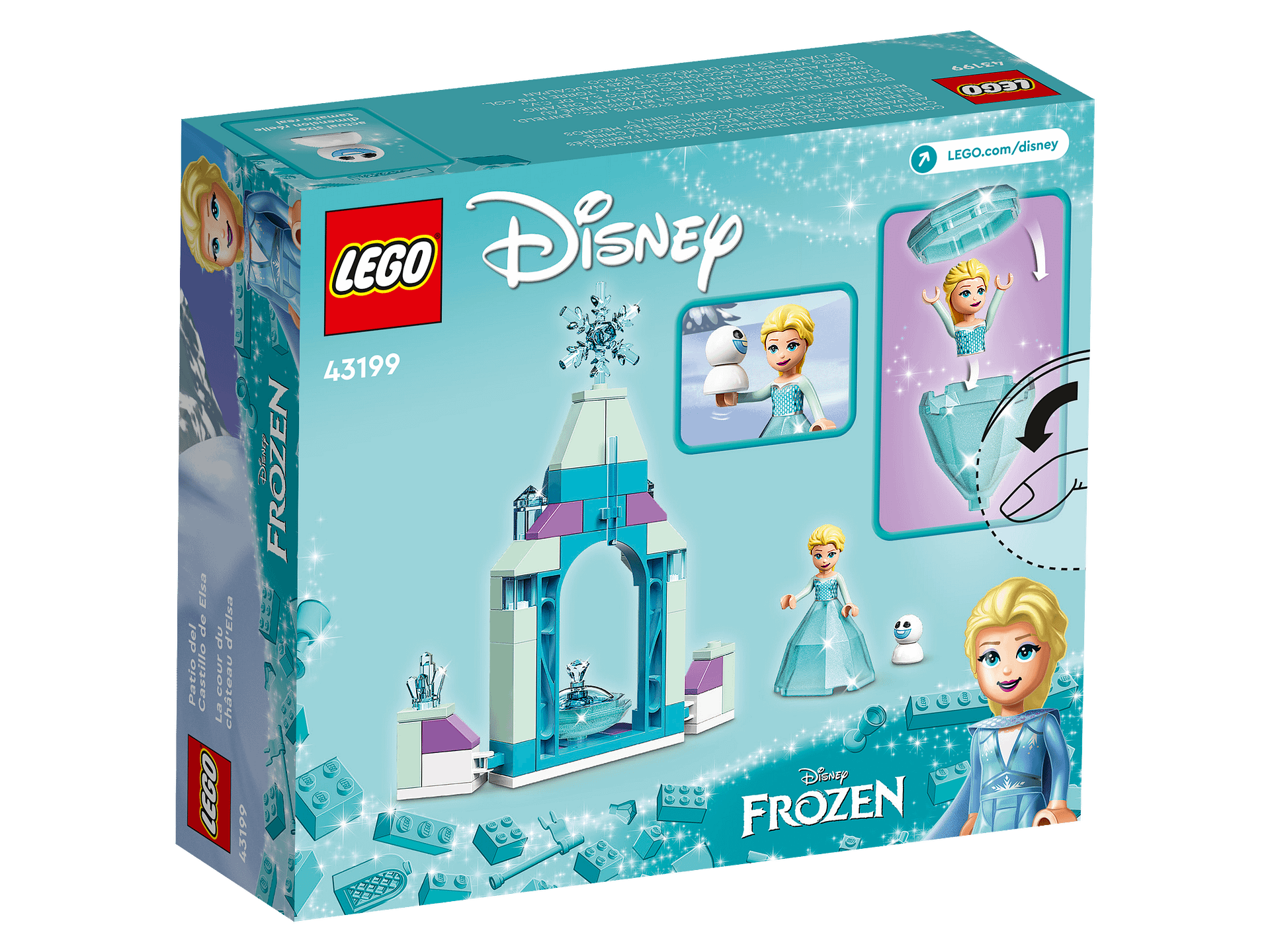 LEGO 43199 Elsa s Castle Courtyard - Disney Princess
