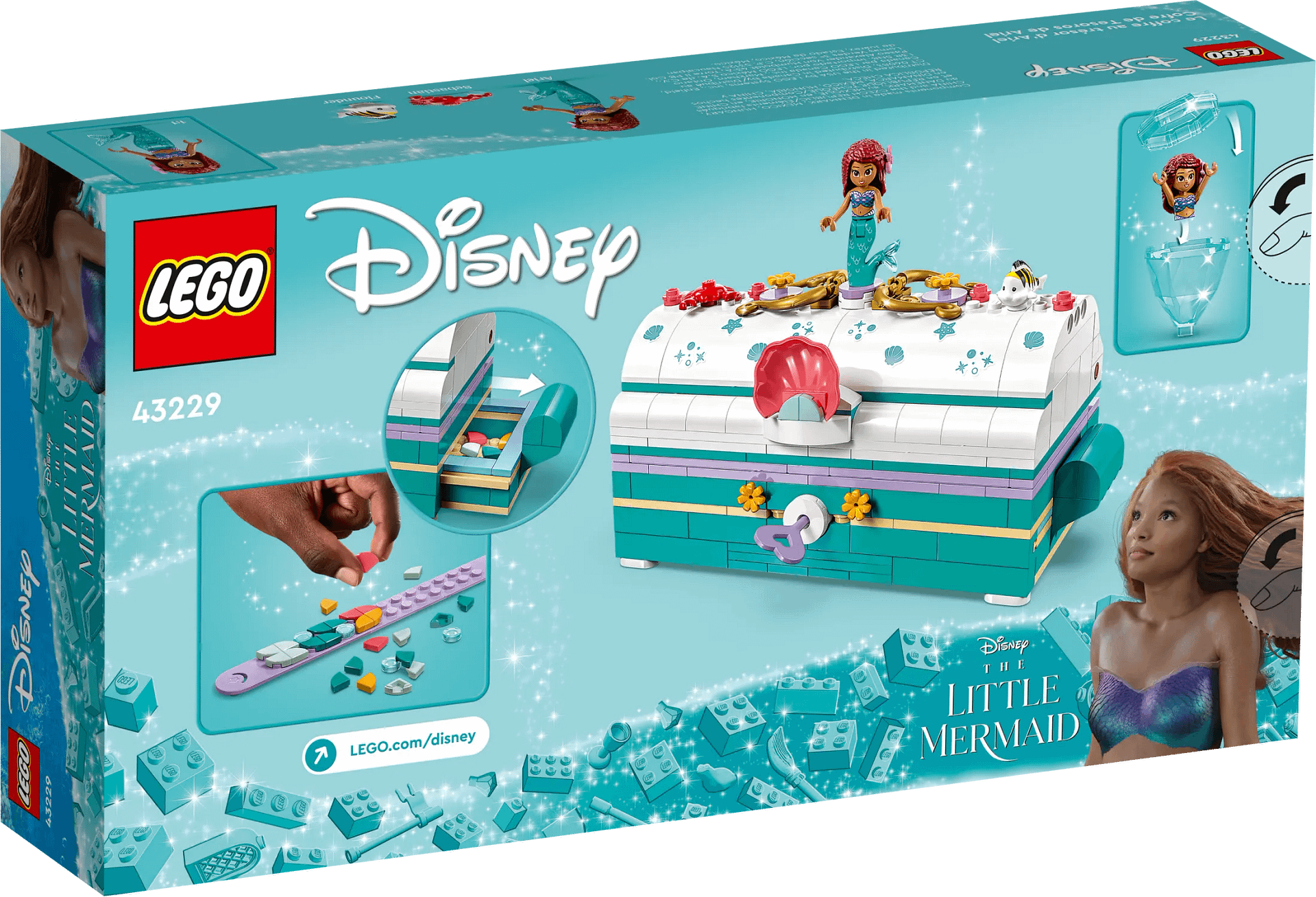 LEGO 43229 Ariel's Treasure Chest - Disney Princess