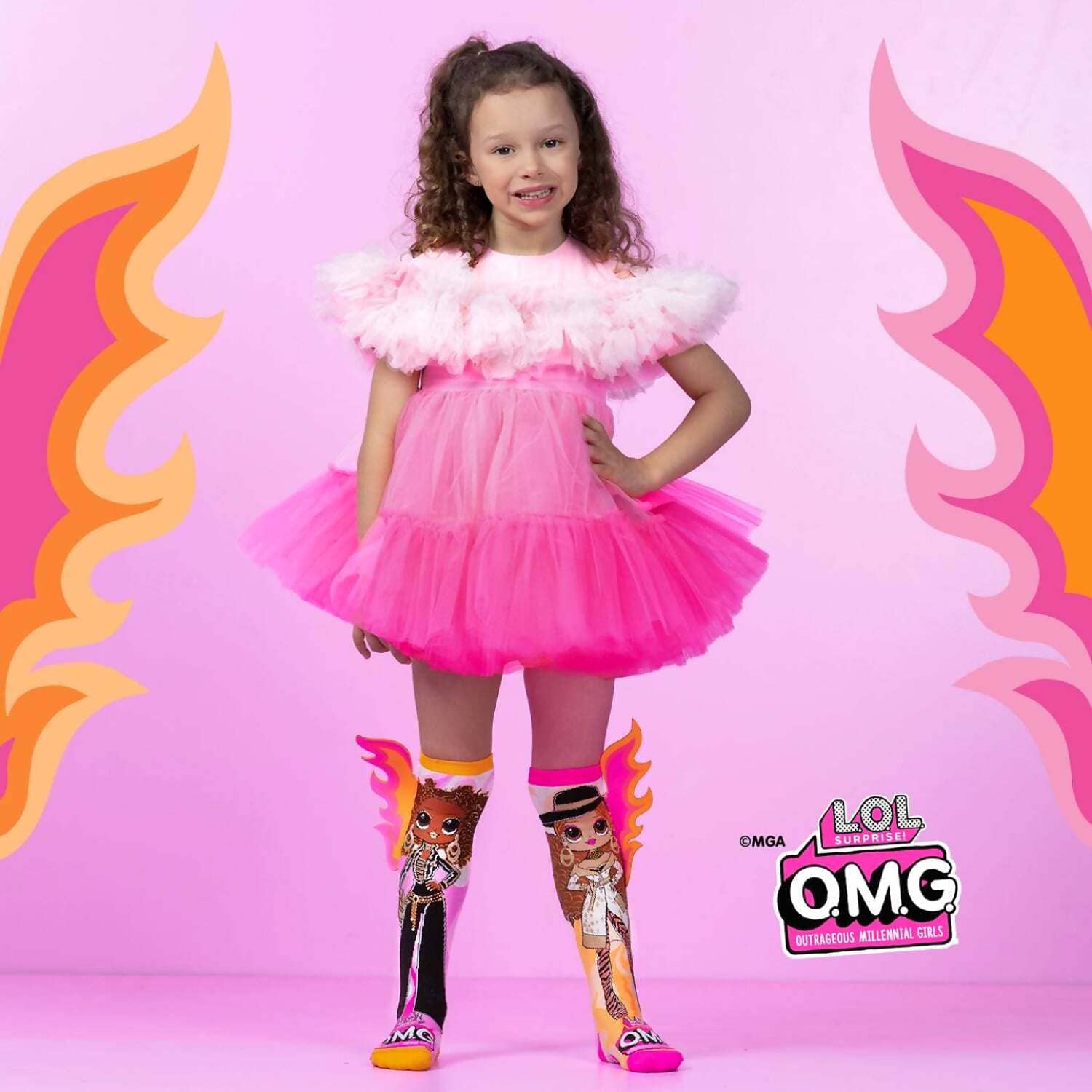Madmia - L.O.L. Surprise! O.M.G Bee The Queen Socks Kids & Adults Age 6y+