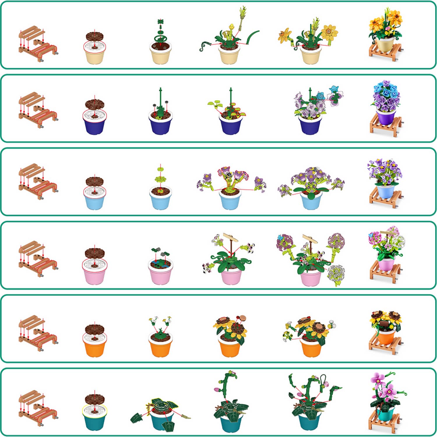 Zuru - Max Garden Pot Plants Collection Blind Capsule Assorted Styles