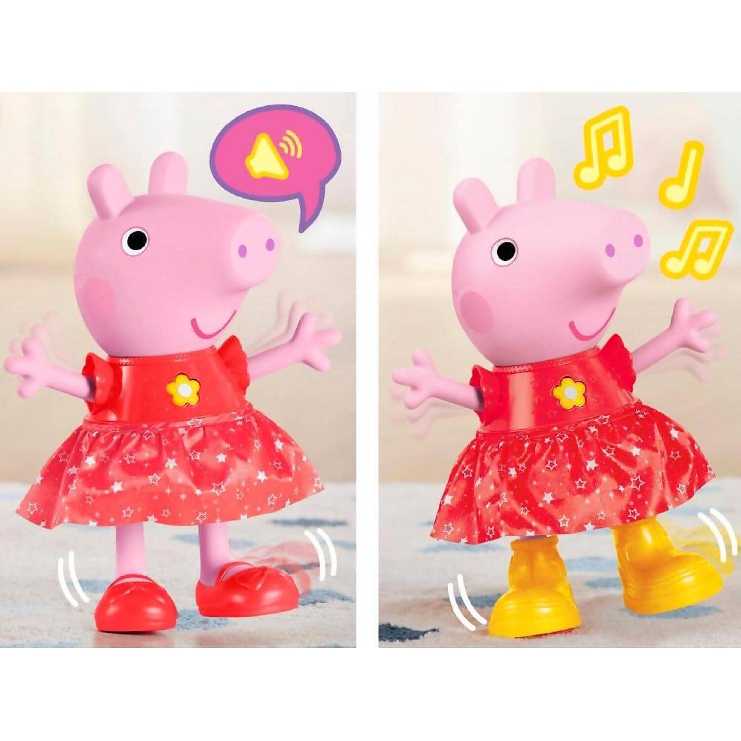 Peppa Pig - Peppa s Muddy Puddles Party Doll Musical Toy - Hasbro