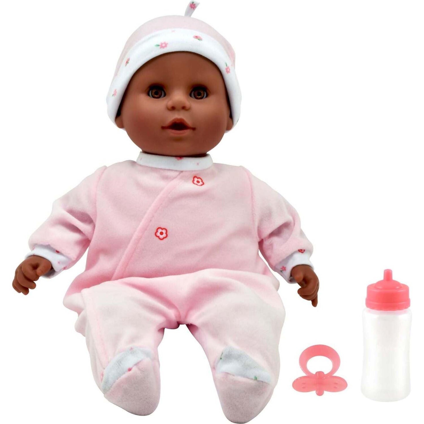 DollsWorld - Poppet 38cm Deluxe Soft Bean Bodied Doll with Brown Eyes