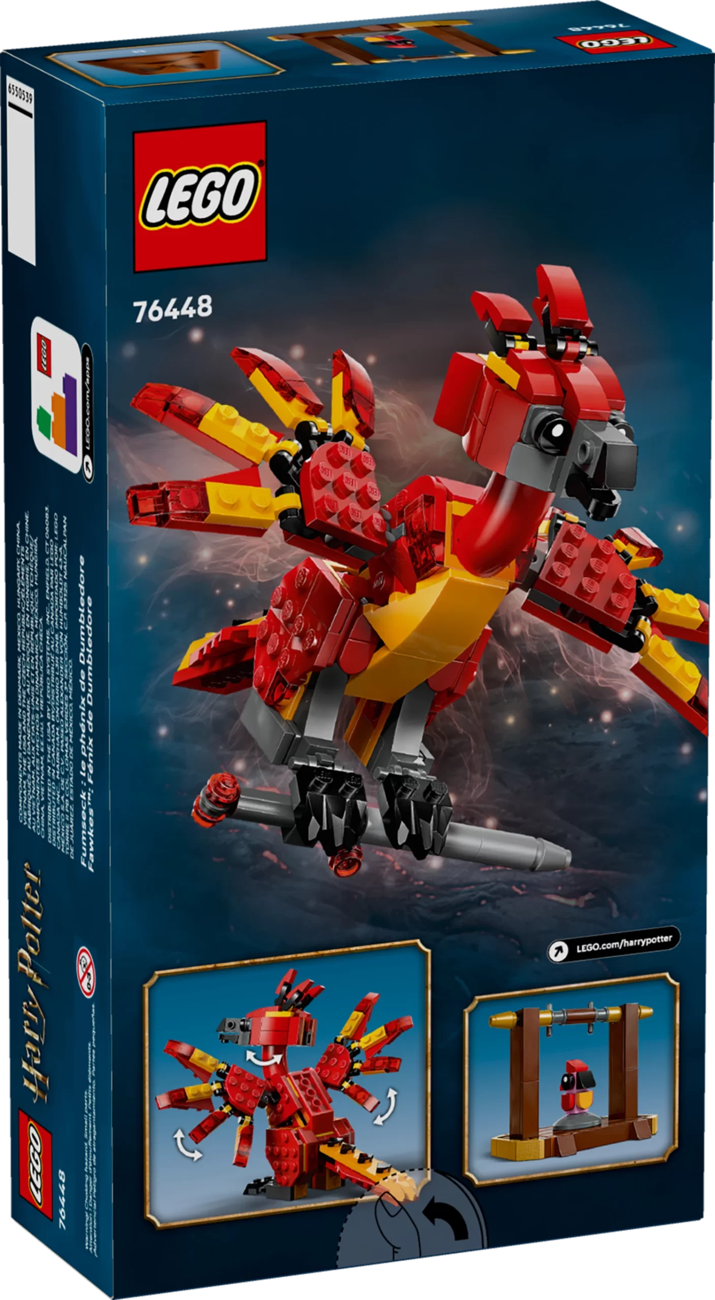 LEGO 76448 Fawkes : Dumbledore's Phoenix - Harry Potter