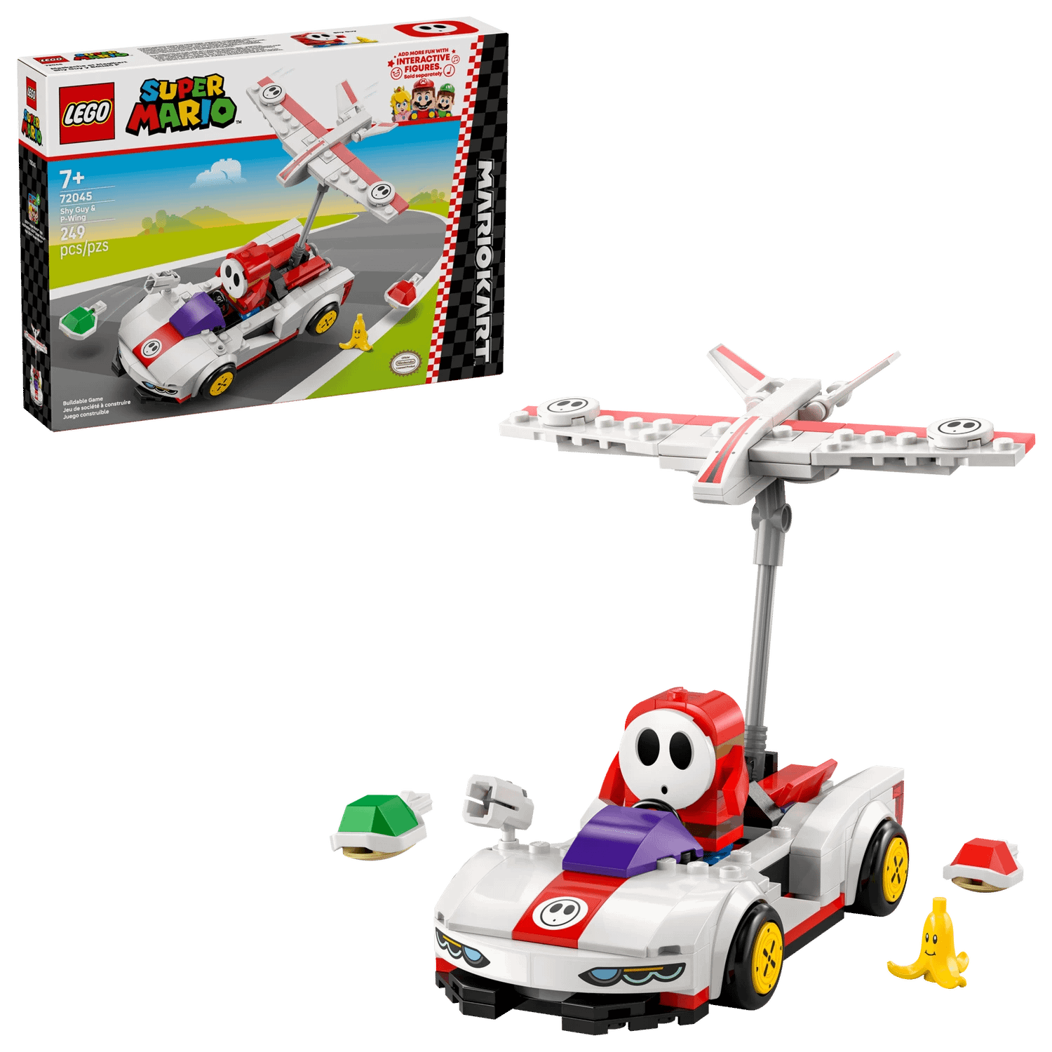 LEGO 72045 Mario Kart - Shy Guy & P-Wing - Super Mario