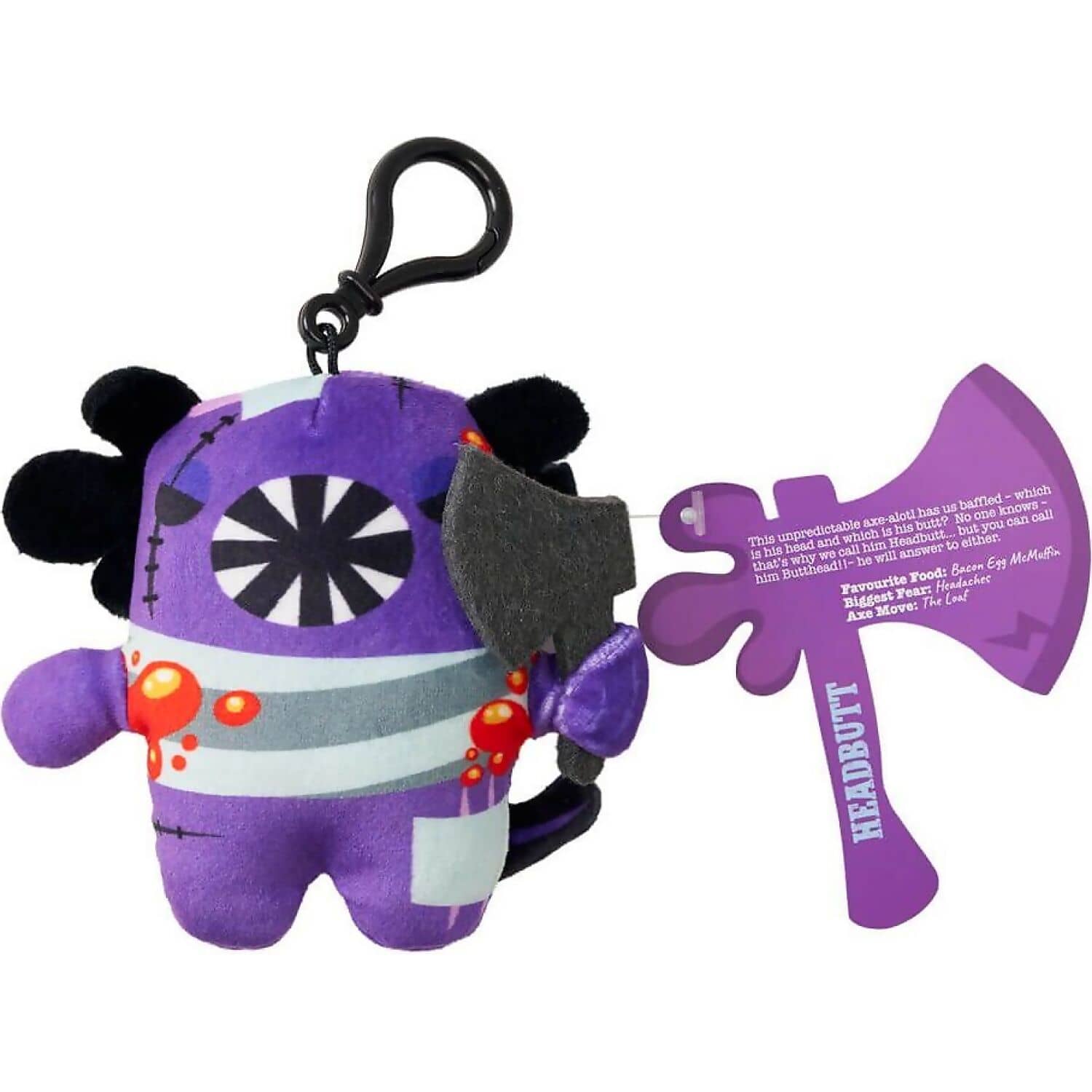 Kreepy Collectibles - Series 1 Edition Axe-Alotls Mystery Blind Bag Surprise Plush - 10cm Plush Clip-On - Jasnor