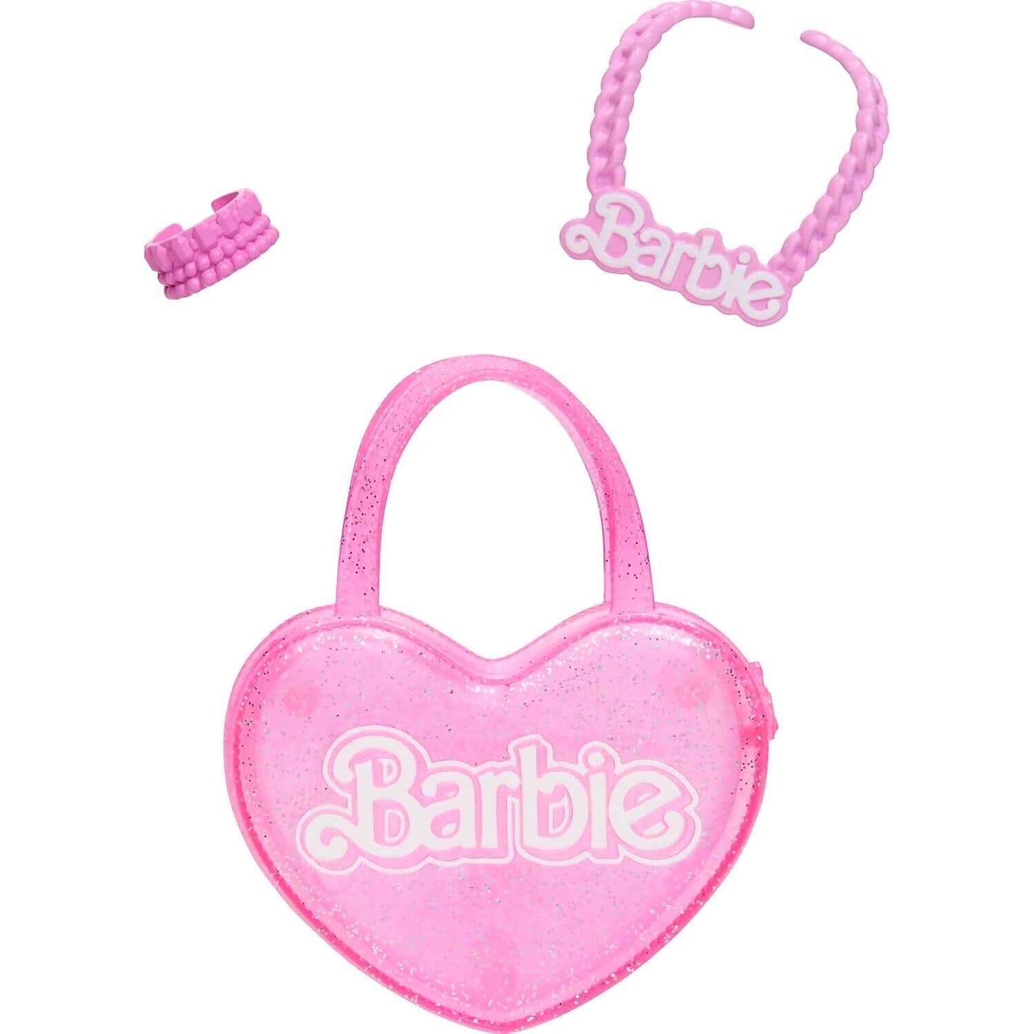 Barbie - Barbie Pink Top & Denim Skirt 28-Inch (71cm) Blonde Fashion Doll