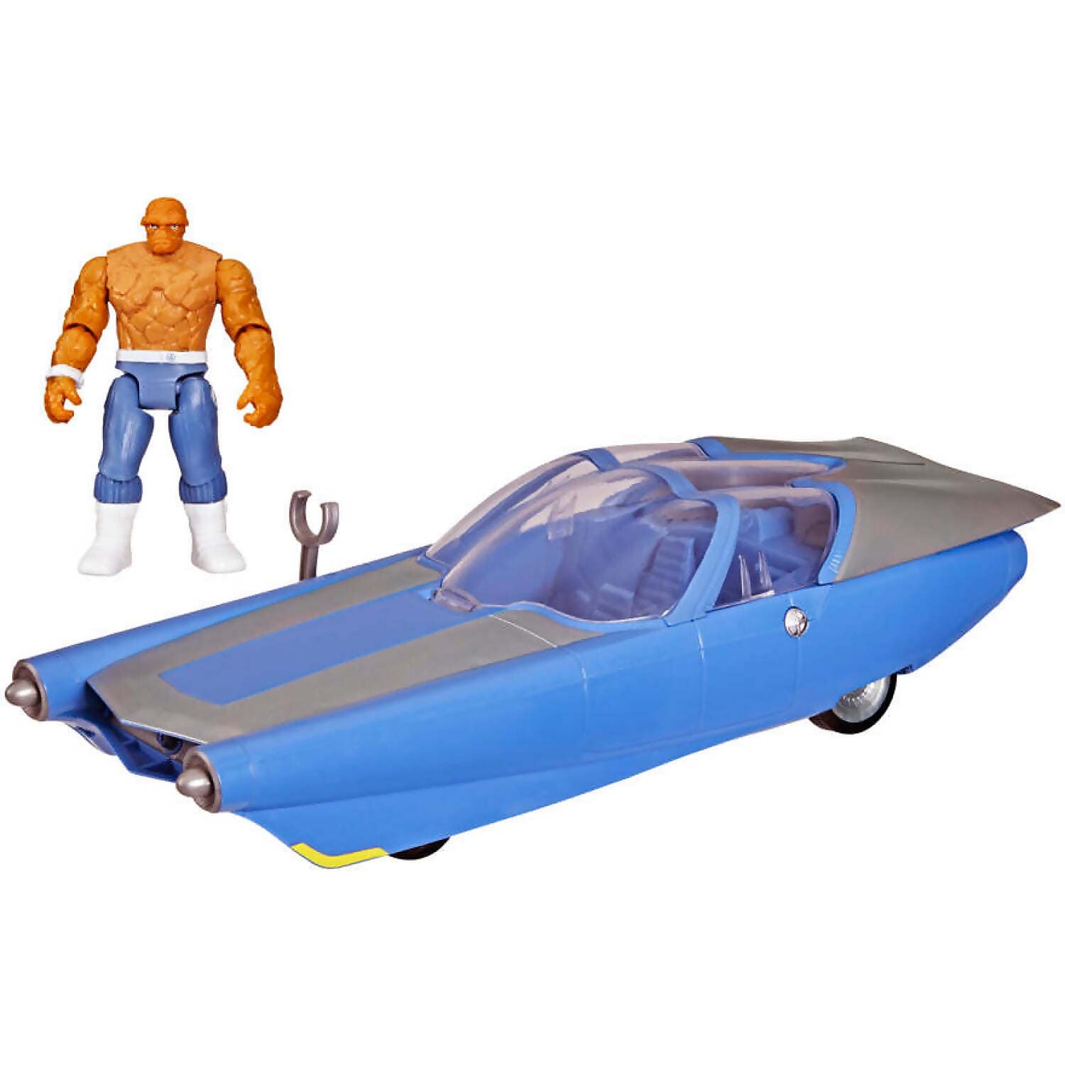 Marvel - Studios - The Fantastic Four: First Steps Hover & Cruise FantastiCar with The Thing Action Figure