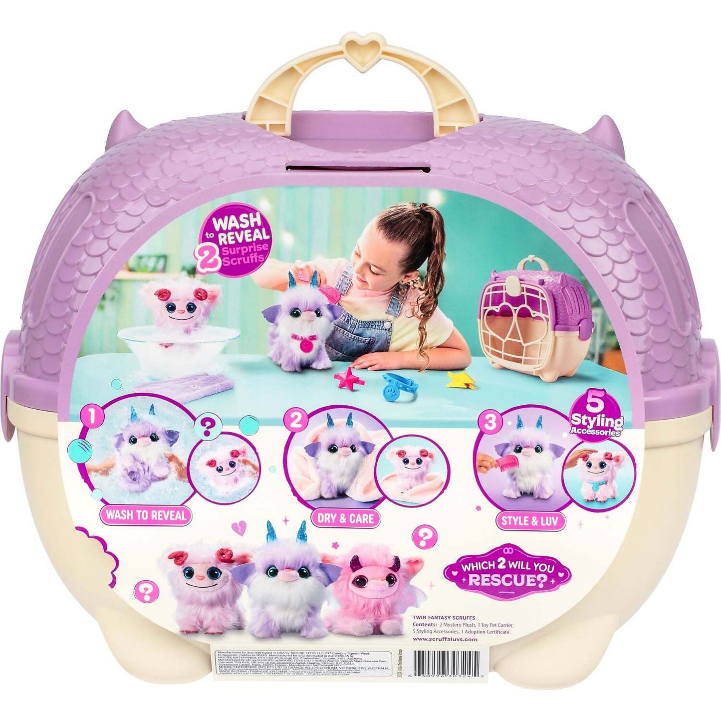 Scruff-a-Luvs - Twin Fantasy Scruffs Mystery 2 Pack Plush