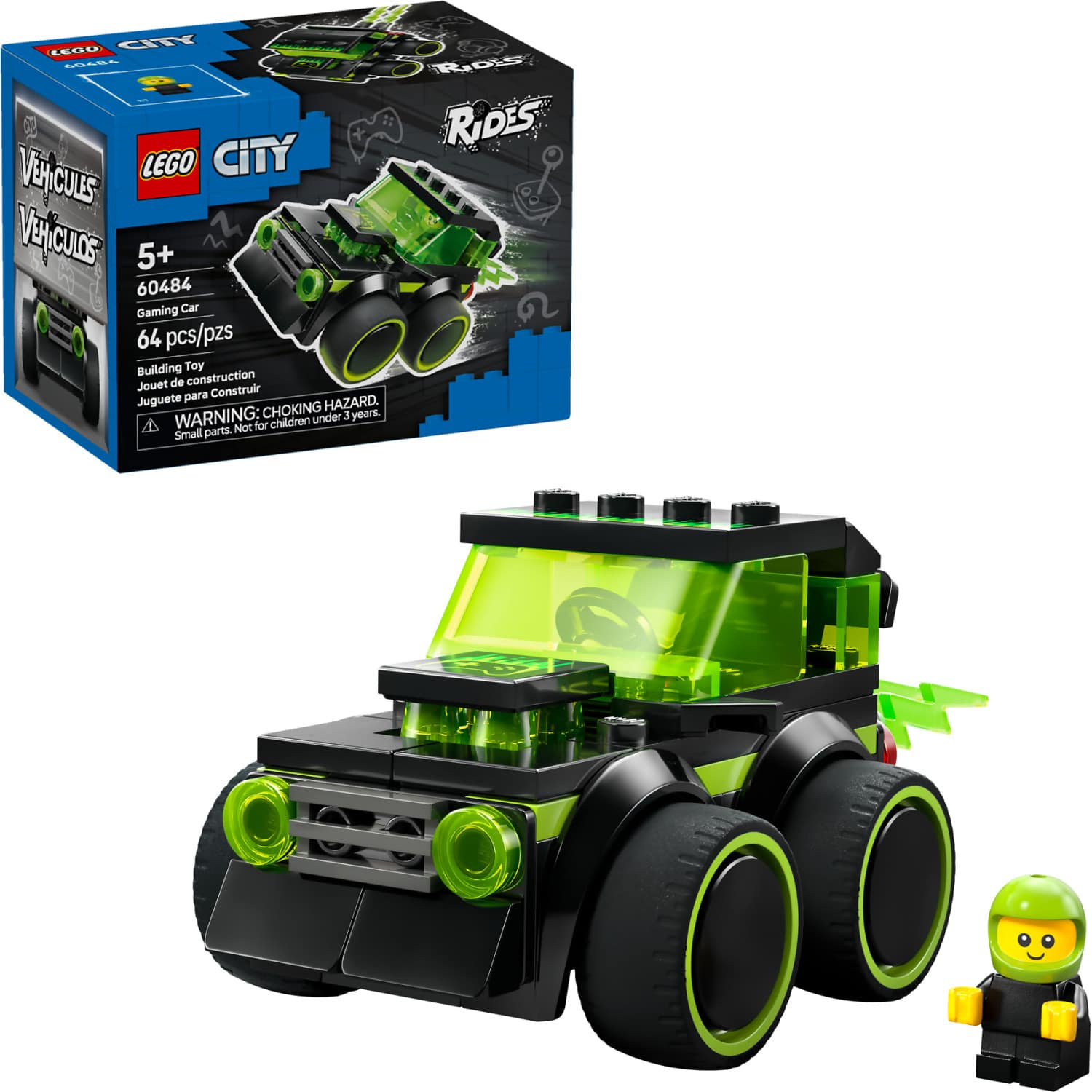 LEGO 60484 - Rides - Gaming Race Car - City