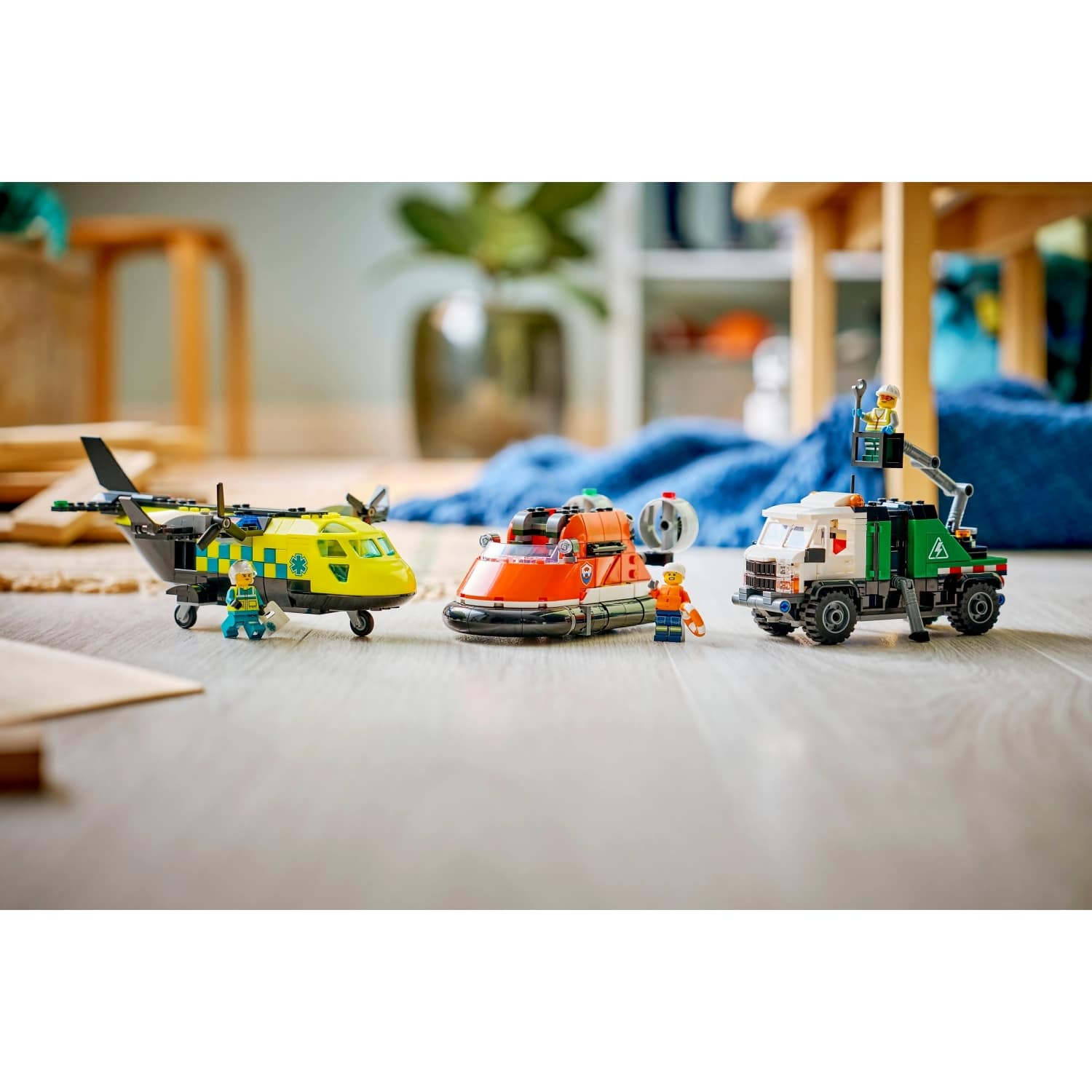 LEGO 60505 Airplane Service Truck & Hovercraft Remix - City