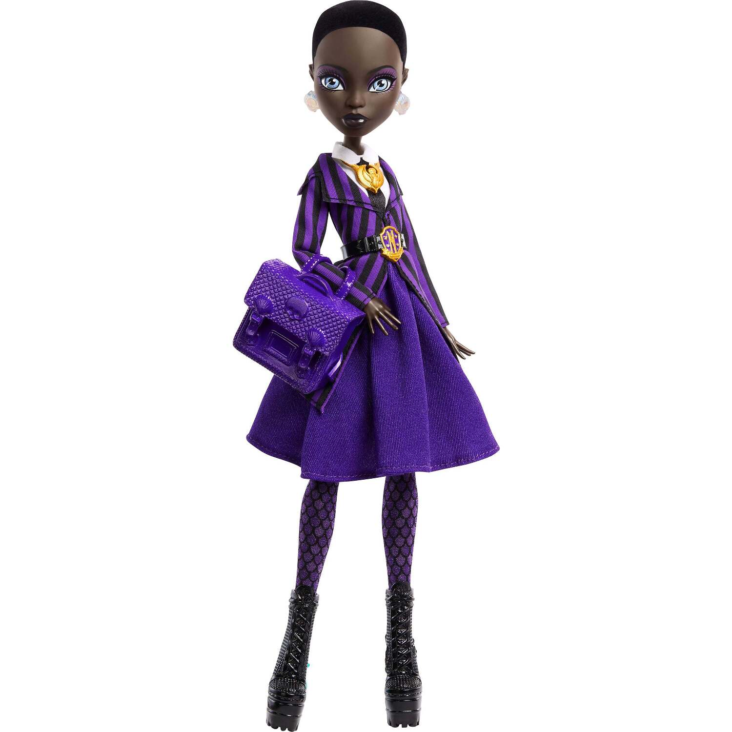 Monster High - X Wednesday Collectible Doll Bianca Barclay in Nevermore Academy Uniform - Mattel