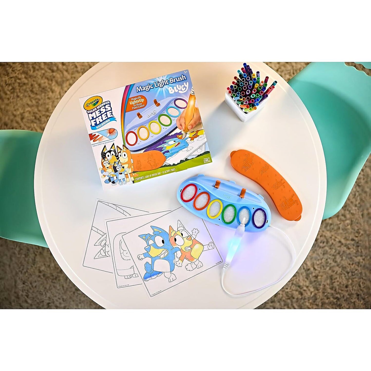 Crayola - Bluey Color Wonder Magic Light Brush