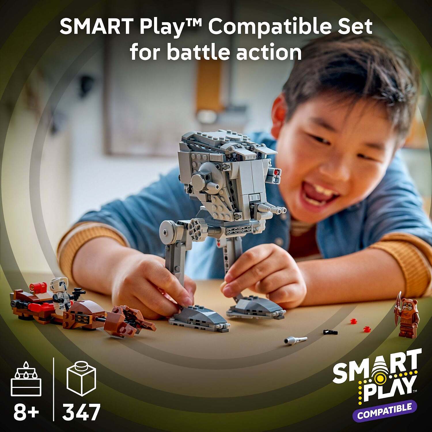 LEGO 75424 SMART Play Compatible: AT-ST Attack on Endor - Star Wars