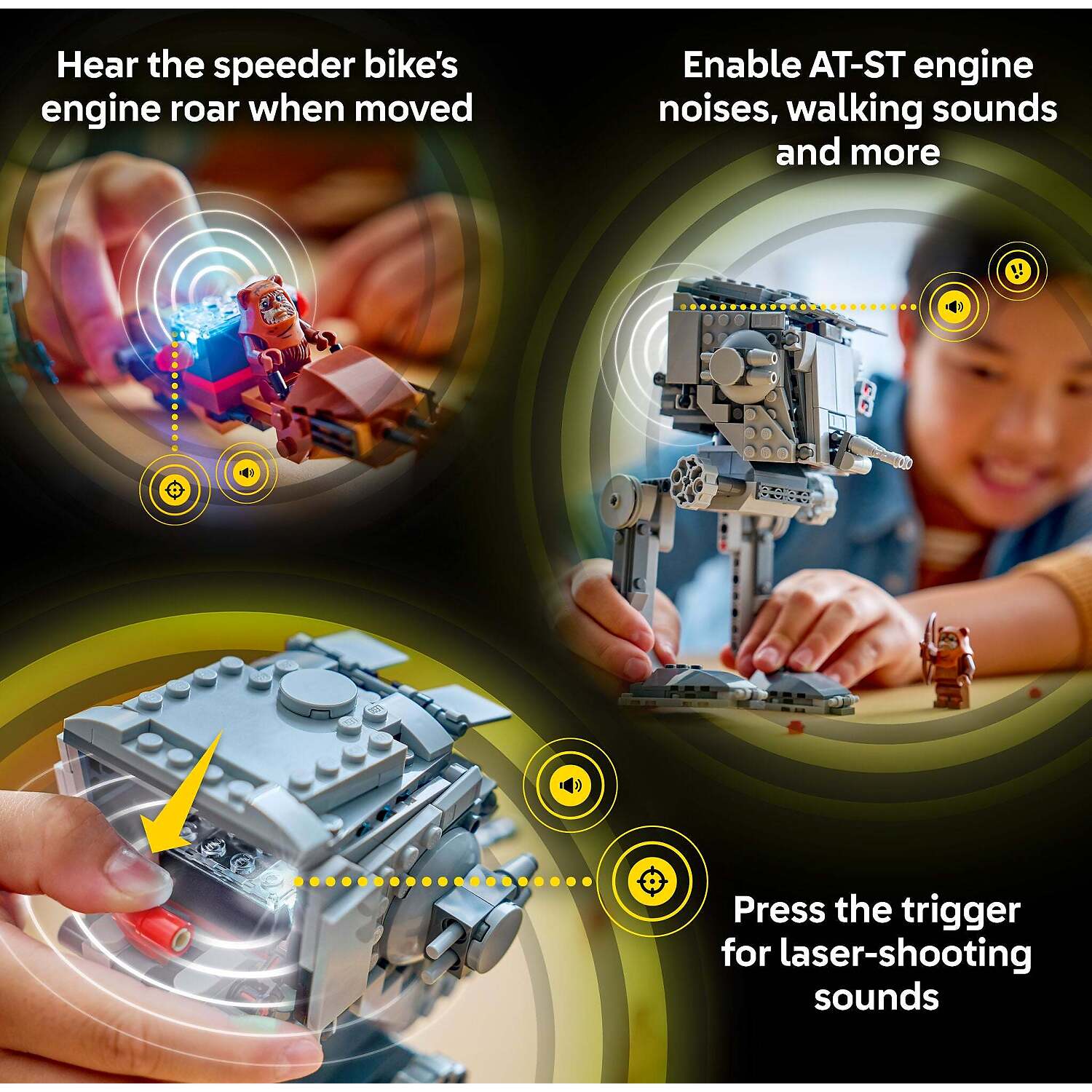 LEGO 75424 SMART Play Compatible: AT-ST Attack on Endor - Star Wars