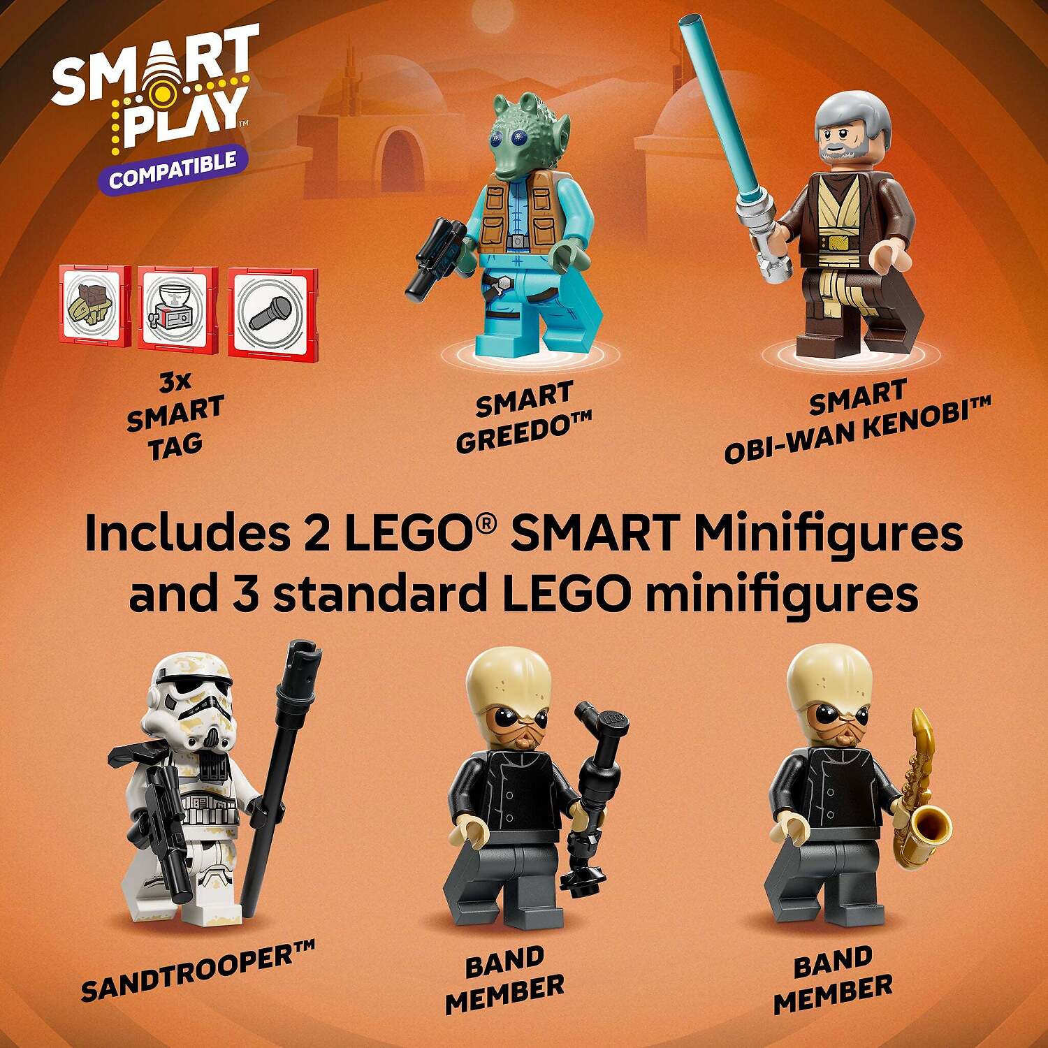 LEGO 75425 SMART Play Compatible: Mos Eisley Cantina - Star Wars