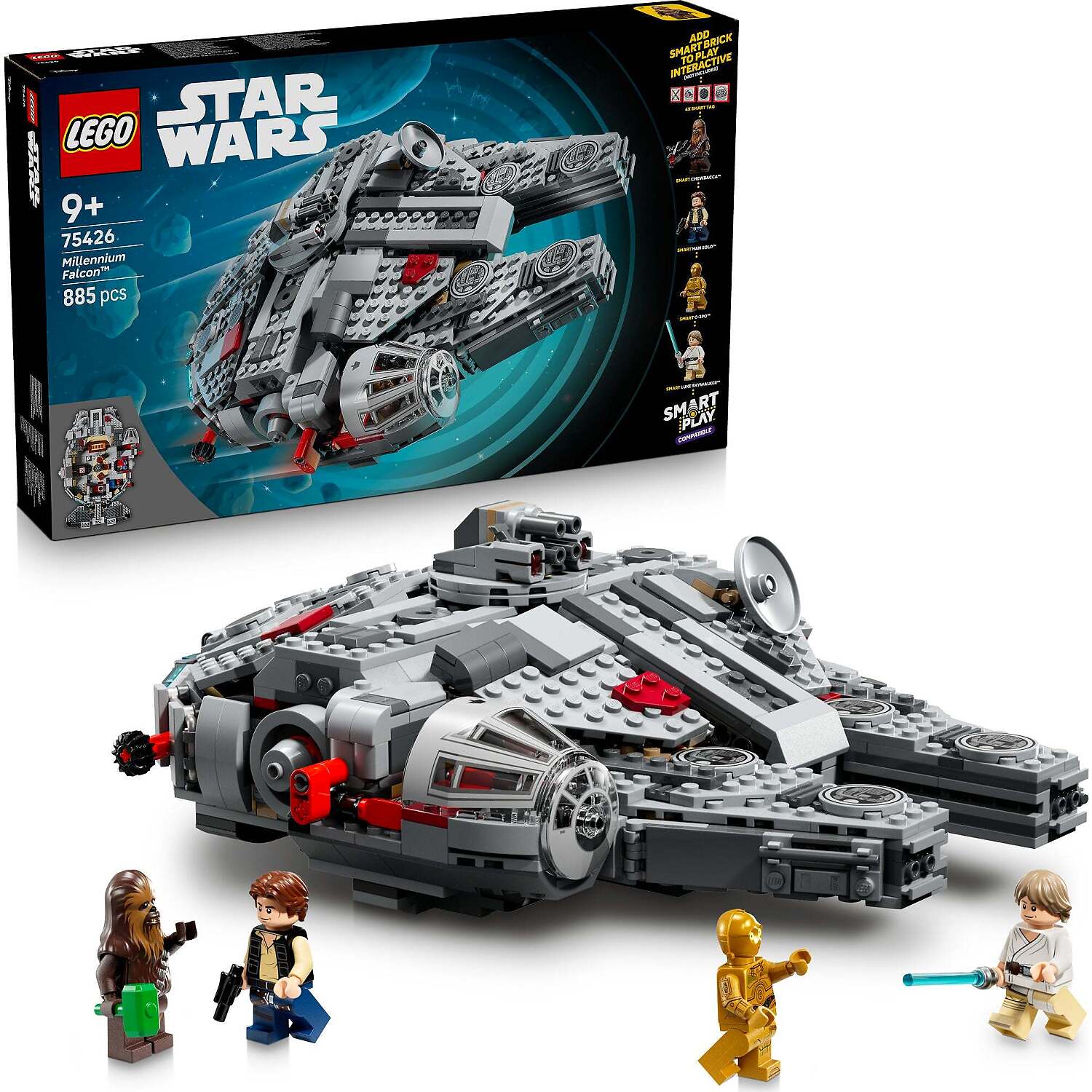 LEGO 75426 SMART Play Compatible: Millennium Falcon - Star Wars