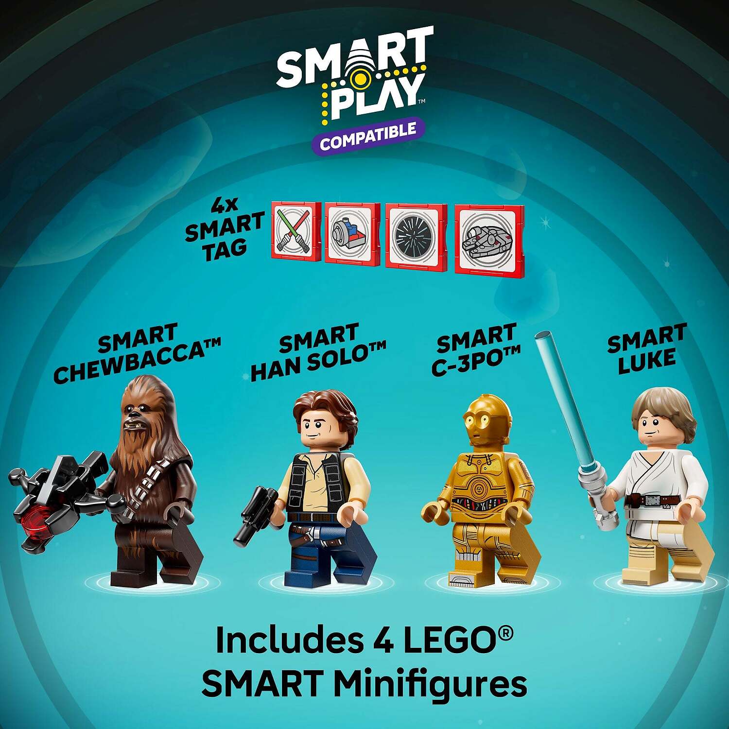 LEGO 75426 SMART Play Compatible: Millennium Falcon - Star Wars
