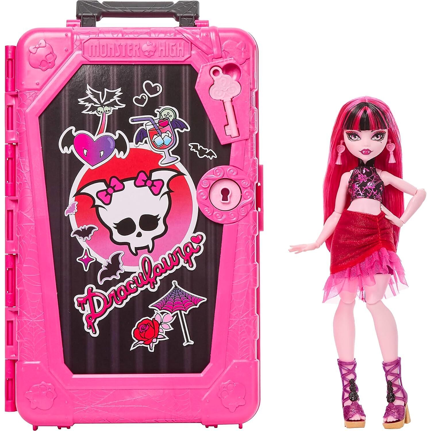 Monster High - Skulltimate Secrets Gore-Geous Oasis Playset Draculaura Doll and Accessories - Mattel