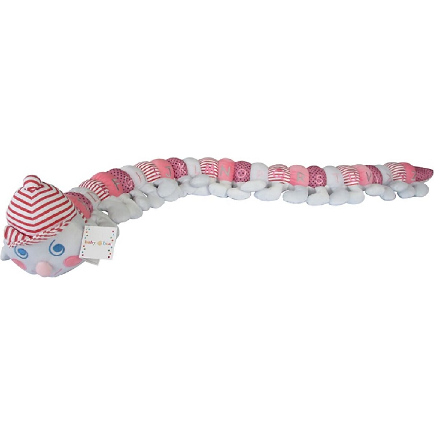 Cotton Candy - Baby Boo Caterpillar Pink/White 160cm Plush