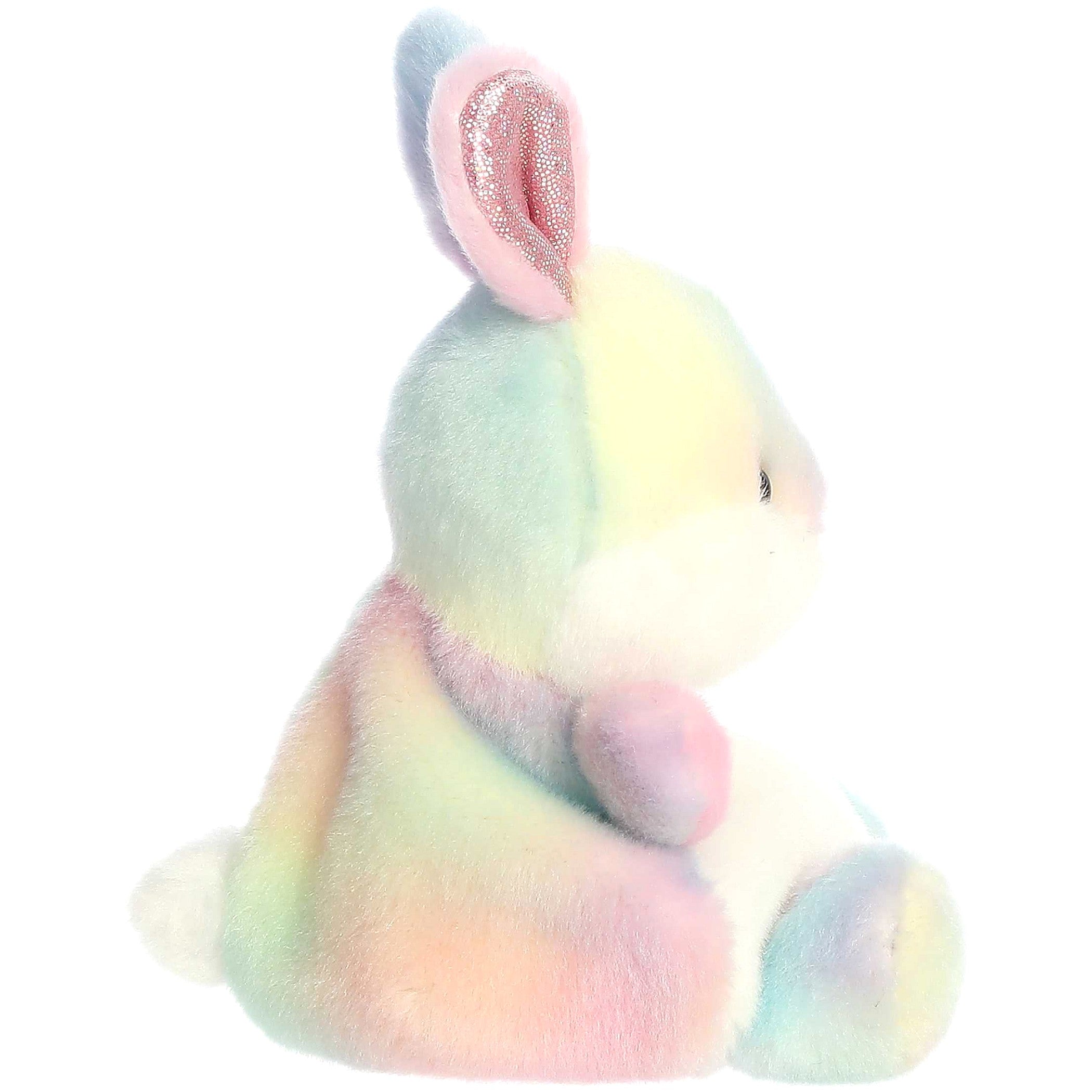 Cotton Candy - Palm Pals Rainbow Opal Bunny 13cm Plush