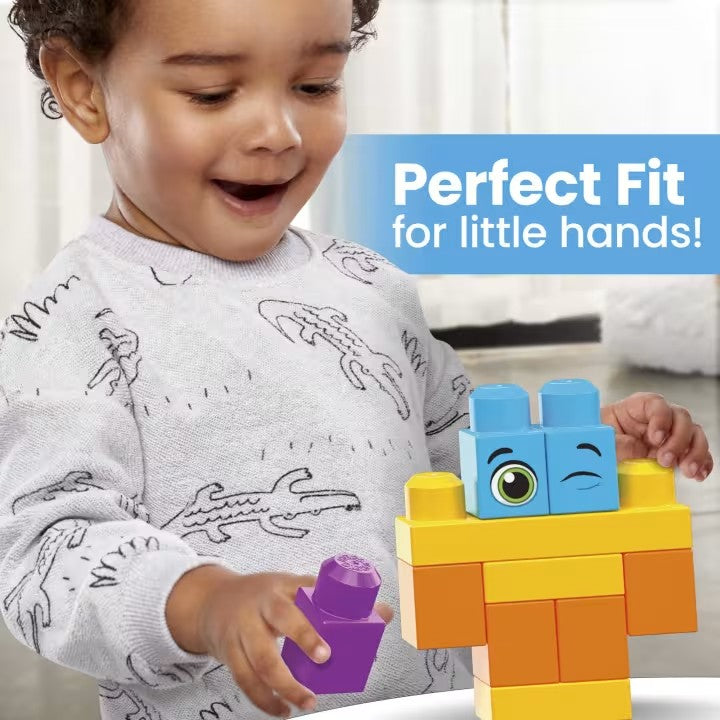 MEGA BLOKS - Fisher-Price Bigger Building Bag 150 Blocks - Mattel