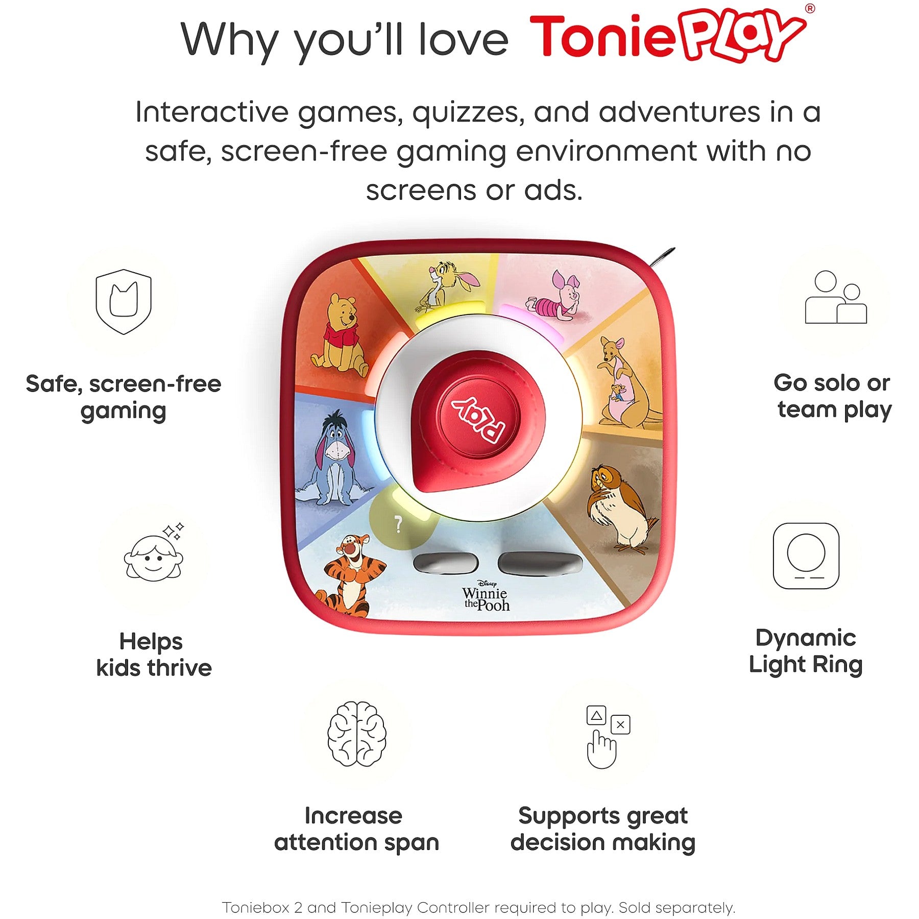 Tonies - Tonieplay Disney Winnie the Pooh: Tigger's Mix-Up Fix-Up Game (Toniebox not Included)