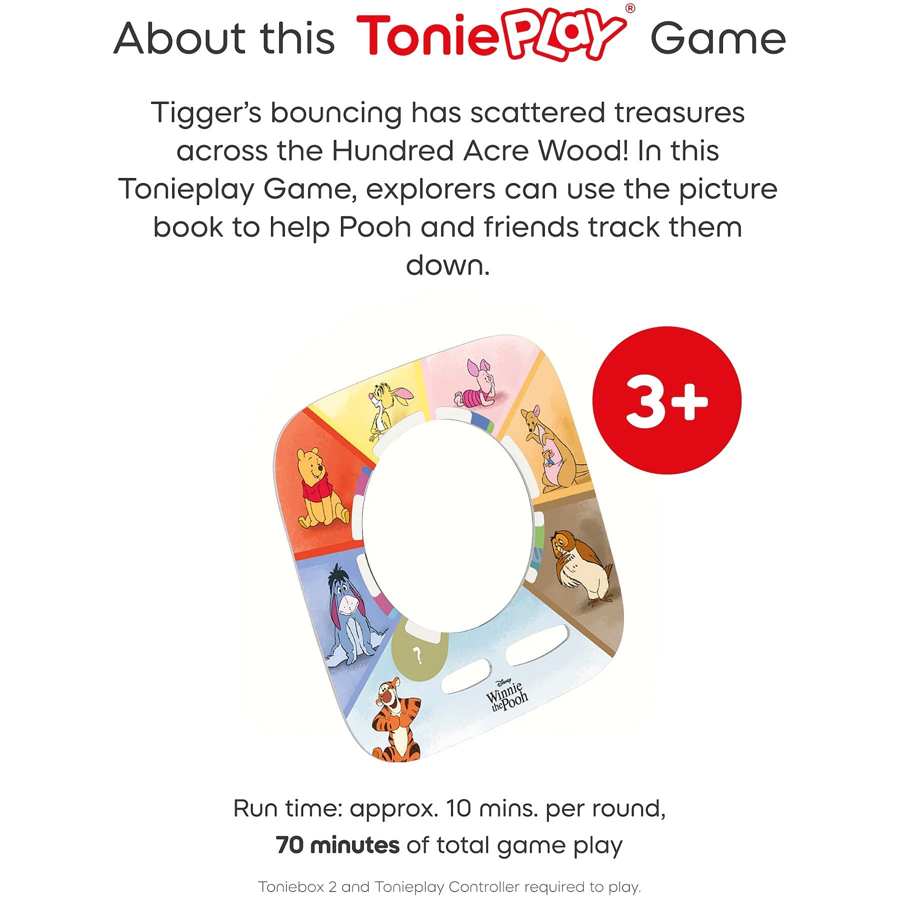 Tonies - Tonieplay Disney Winnie the Pooh: Tigger's Mix-Up Fix-Up Game (Toniebox not Included)