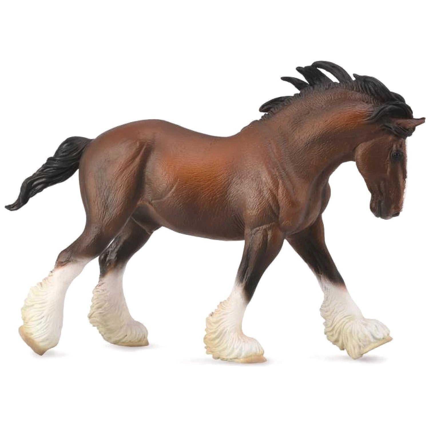 CollectA - Clydesdale Stallion Bay Animal Figurine